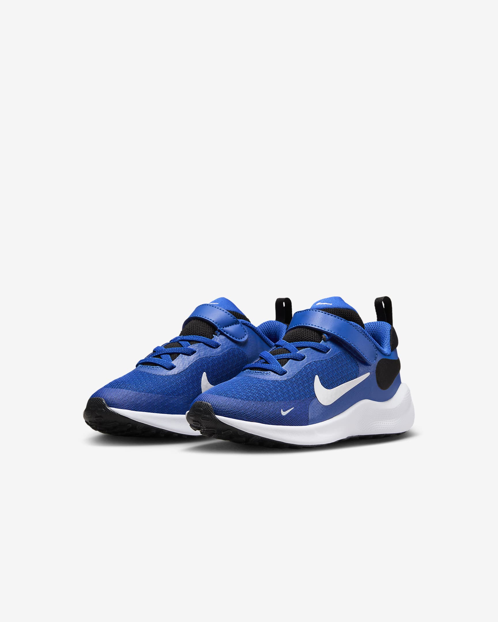 Nike Revolution 7 Younger Kids' Shoes - Game Royal/Black/White