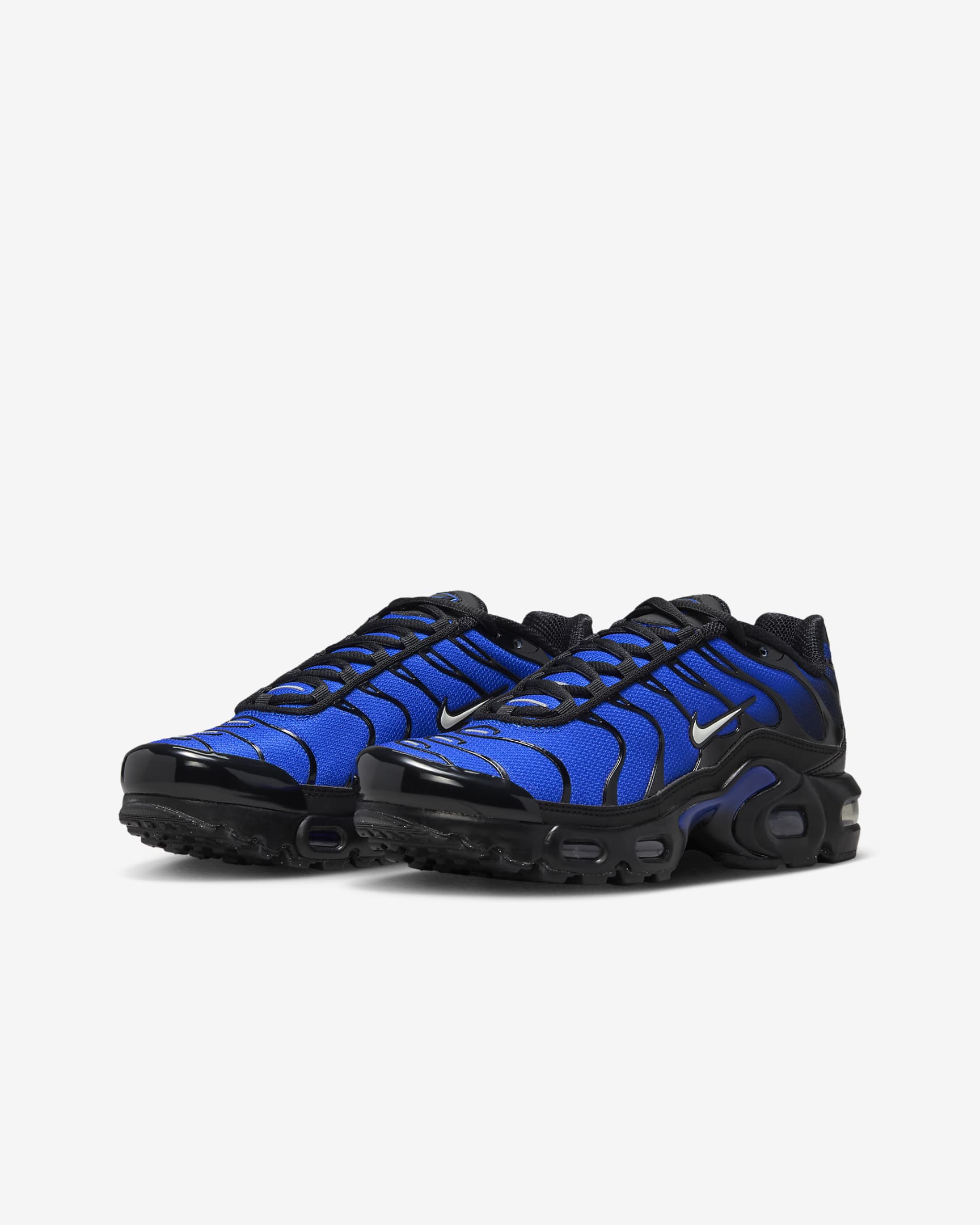 Nike Air Max Plus sko til store barn - Svart/Racer Blue/Obsidian/Phantom