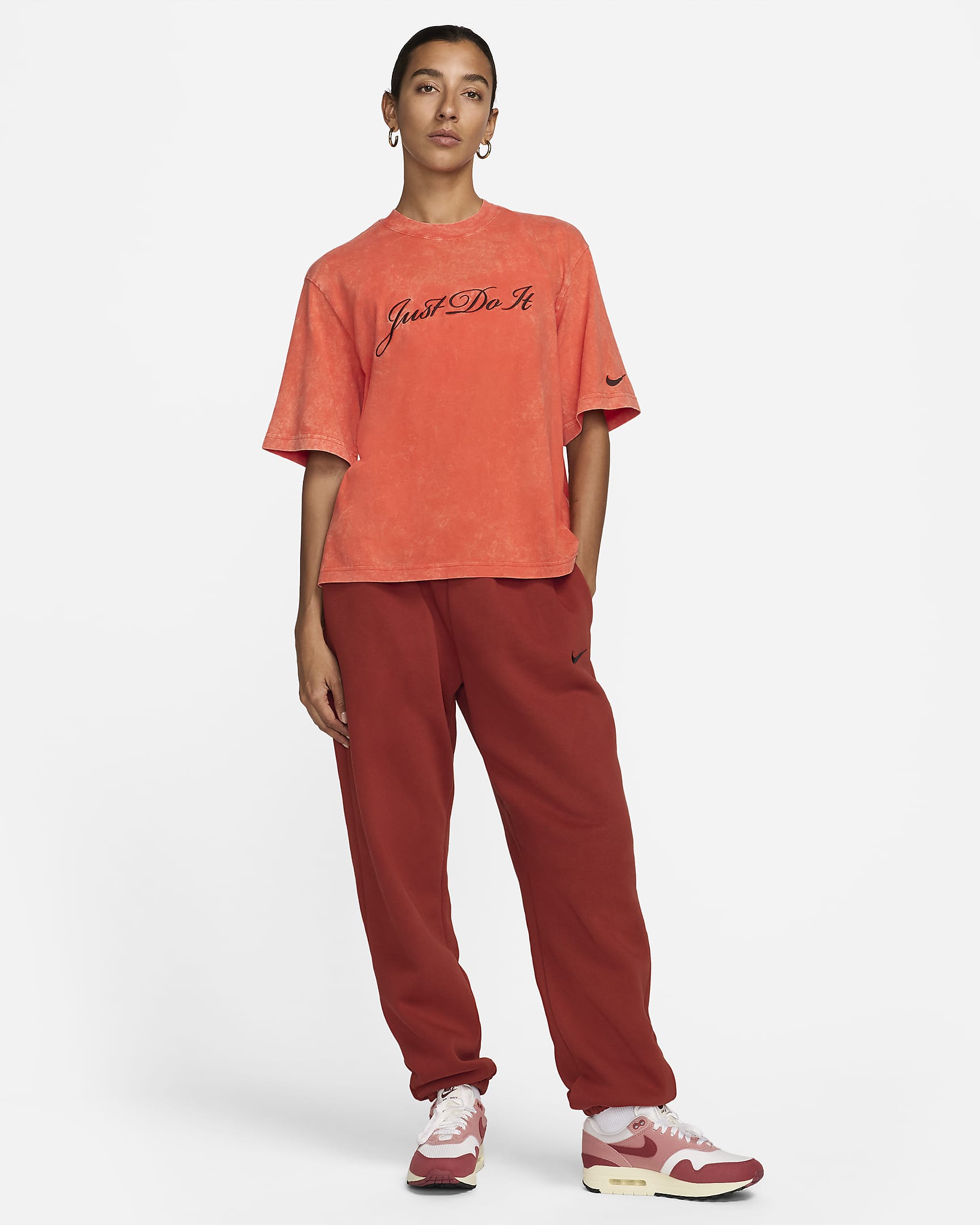 Playera para mujer Nike Sportswear - Arcilla cósmico/Marrón barroco