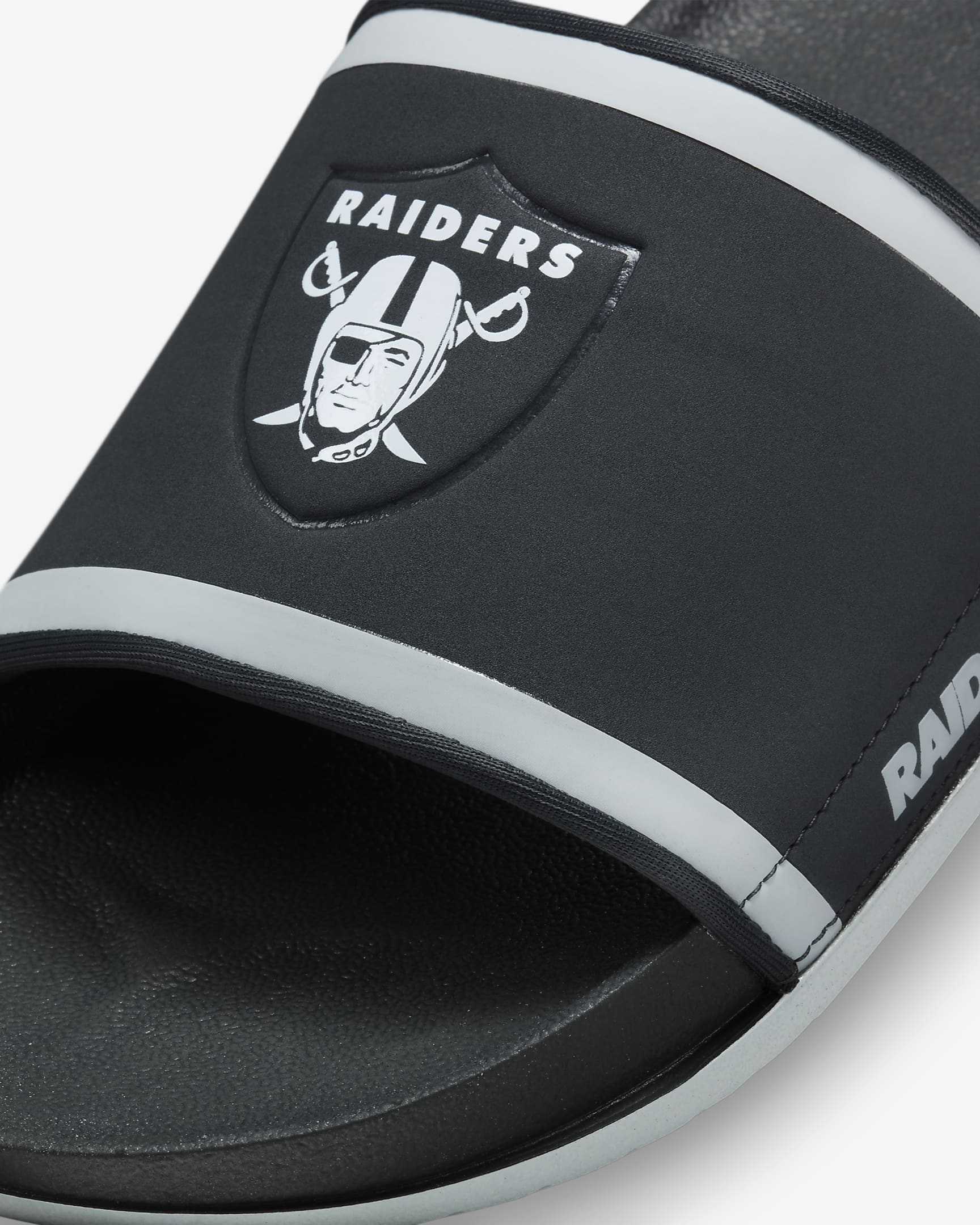 Nike Offcourt (NFL Las Vegas Raiders) Slide - Anthracite/Field Silver/White