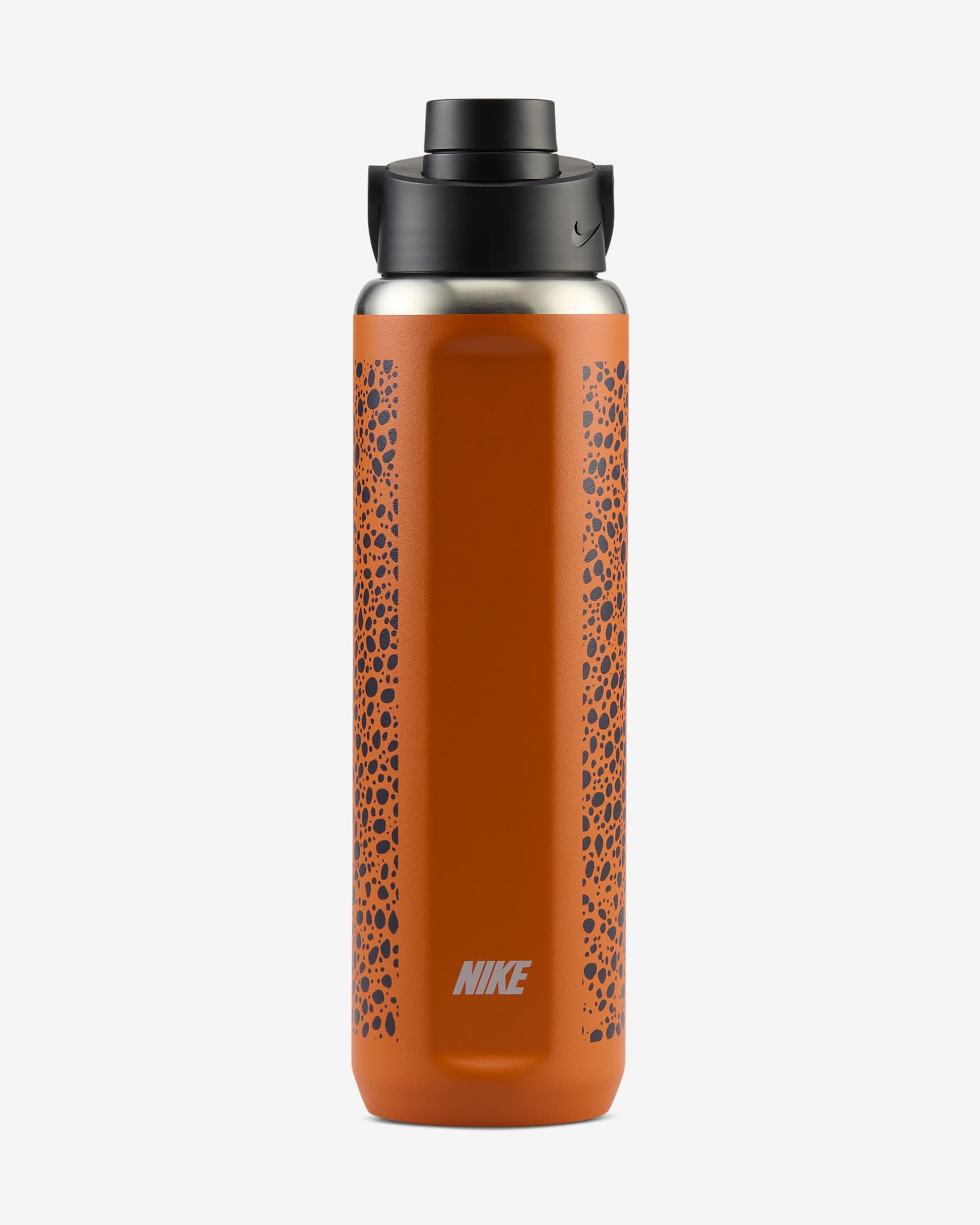 Nike Recharge Stainless Steel Chug Bottle (24 oz) - Total Orange/Dark Obsidian