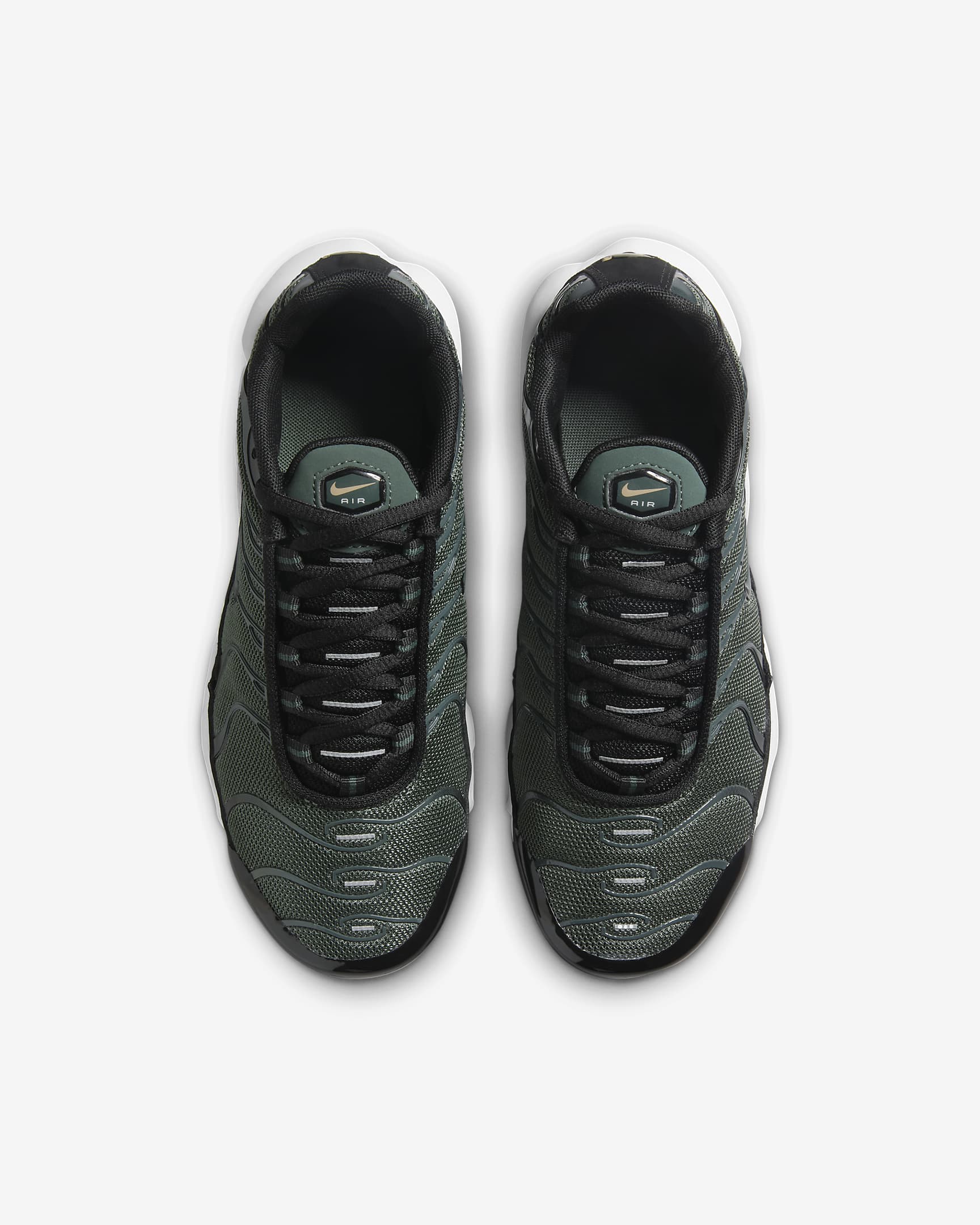 Tenis para niños grandes Nike Air Max Plus - Verde vintage/Negro/Cáñamo/Verde vintage