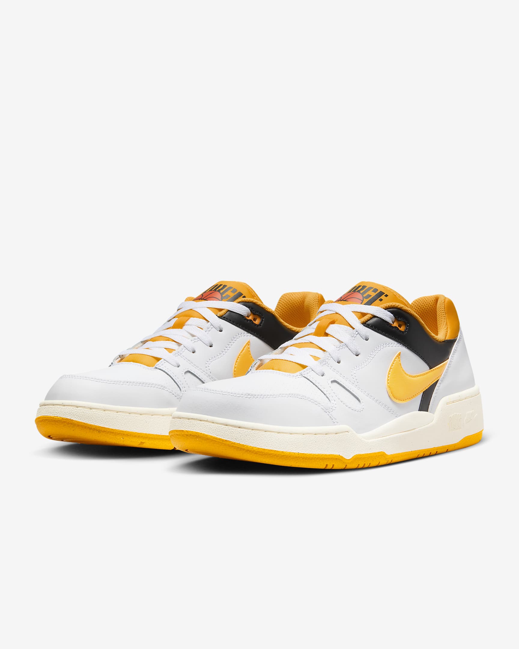 Nike Full Force Low Men's Shoes - White/Black/Sail/University Gold