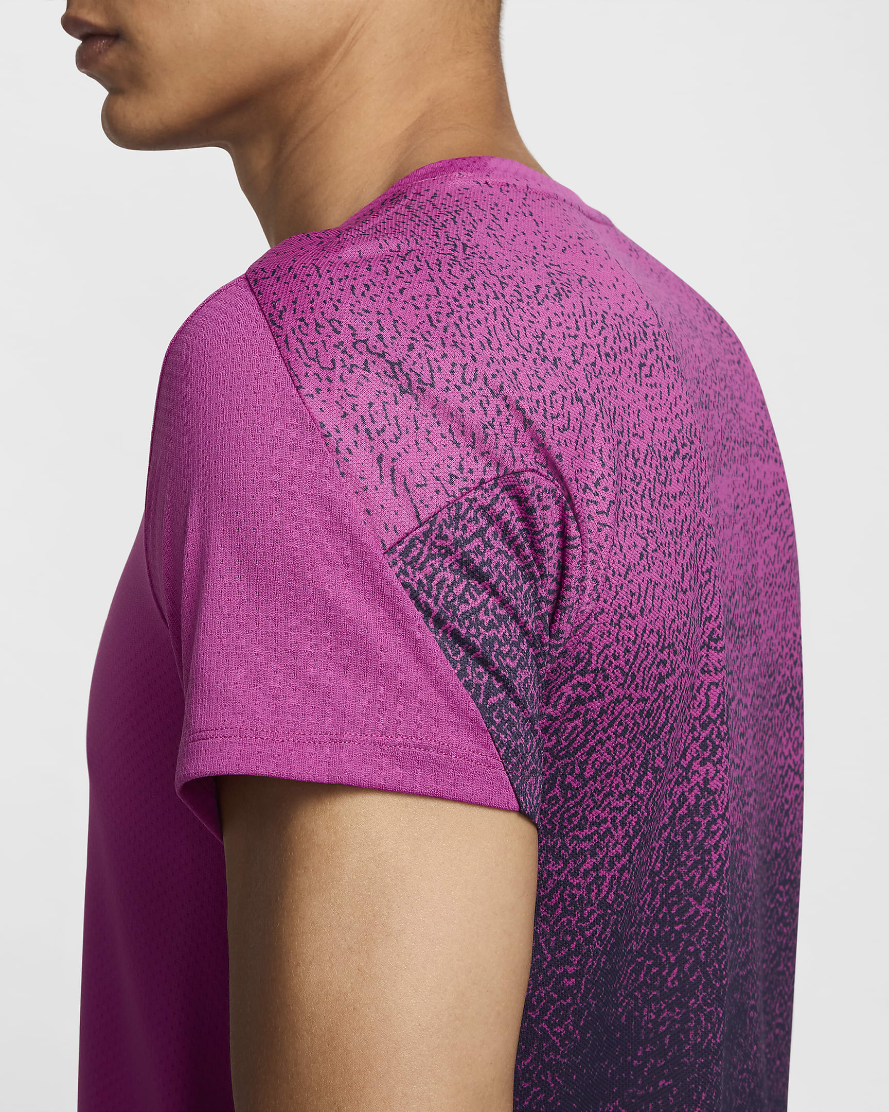 NikeCourt Slam Camiseta de tenis Dri-FIT - Hombre - Hot Fuchsia/Blanco