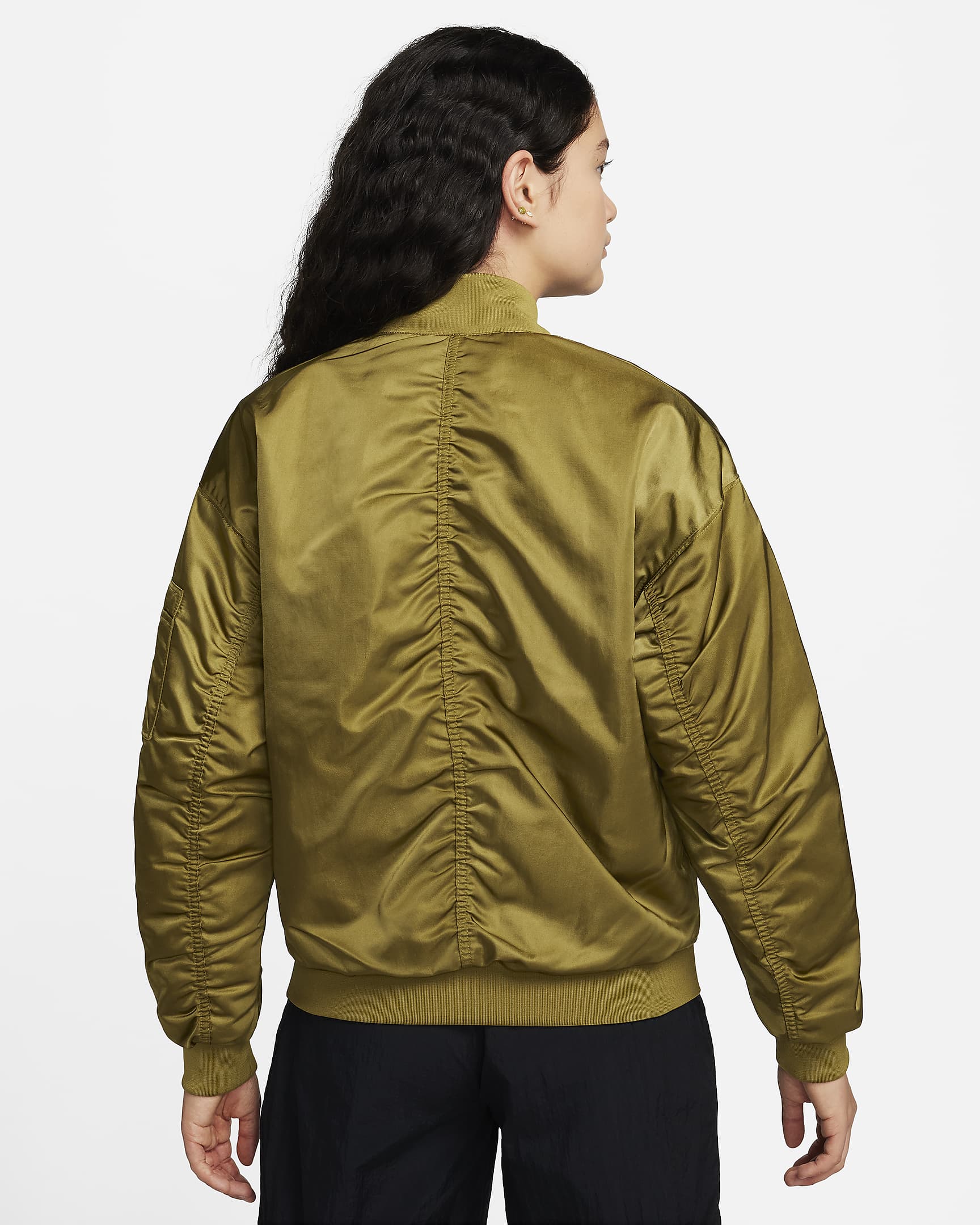 Nike Sportswear Women's Reversible Varsity Bomber Jacket.