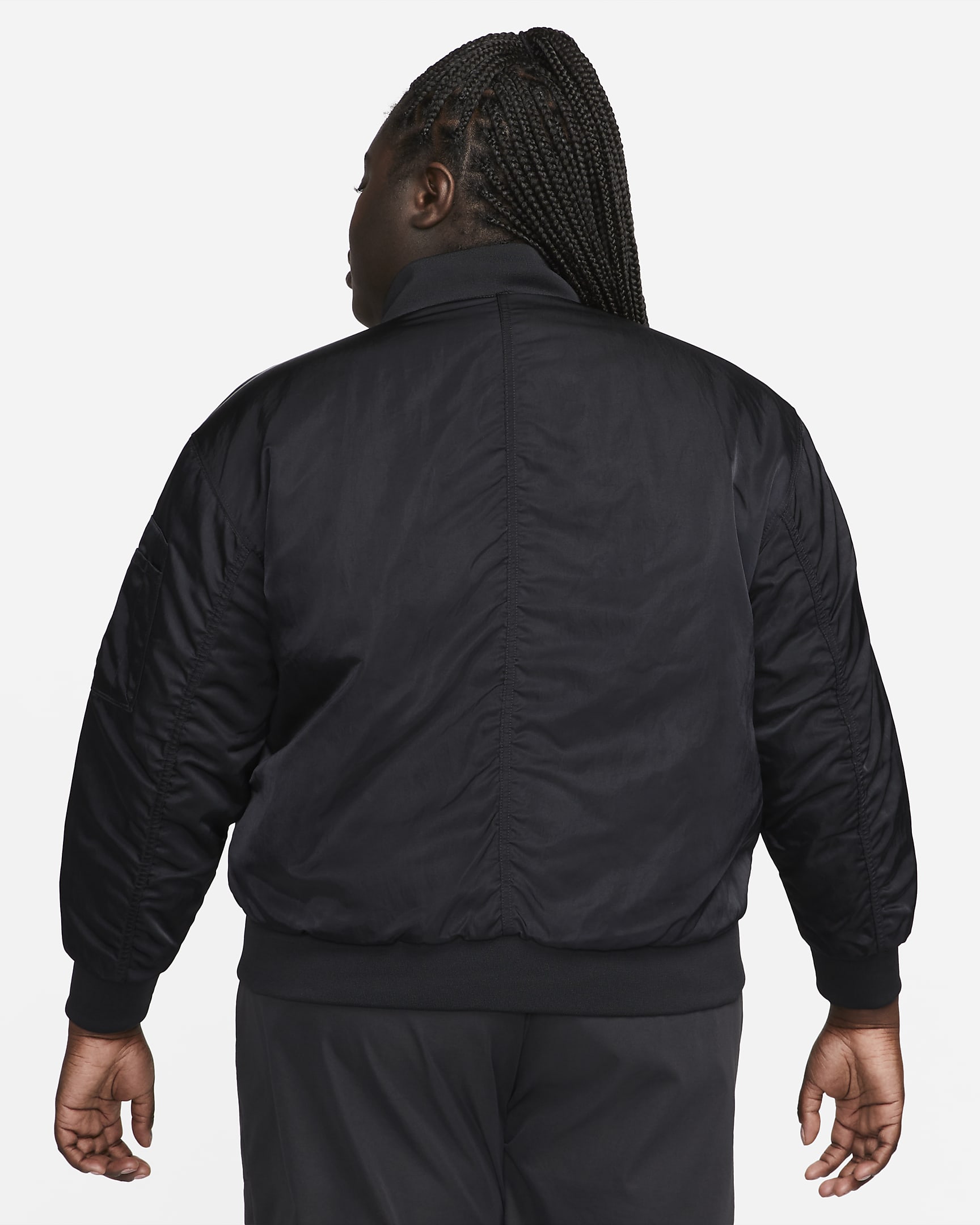 Nike Sportswear Women's Reversible Varsity Bomber Jacket (Plus Size ...