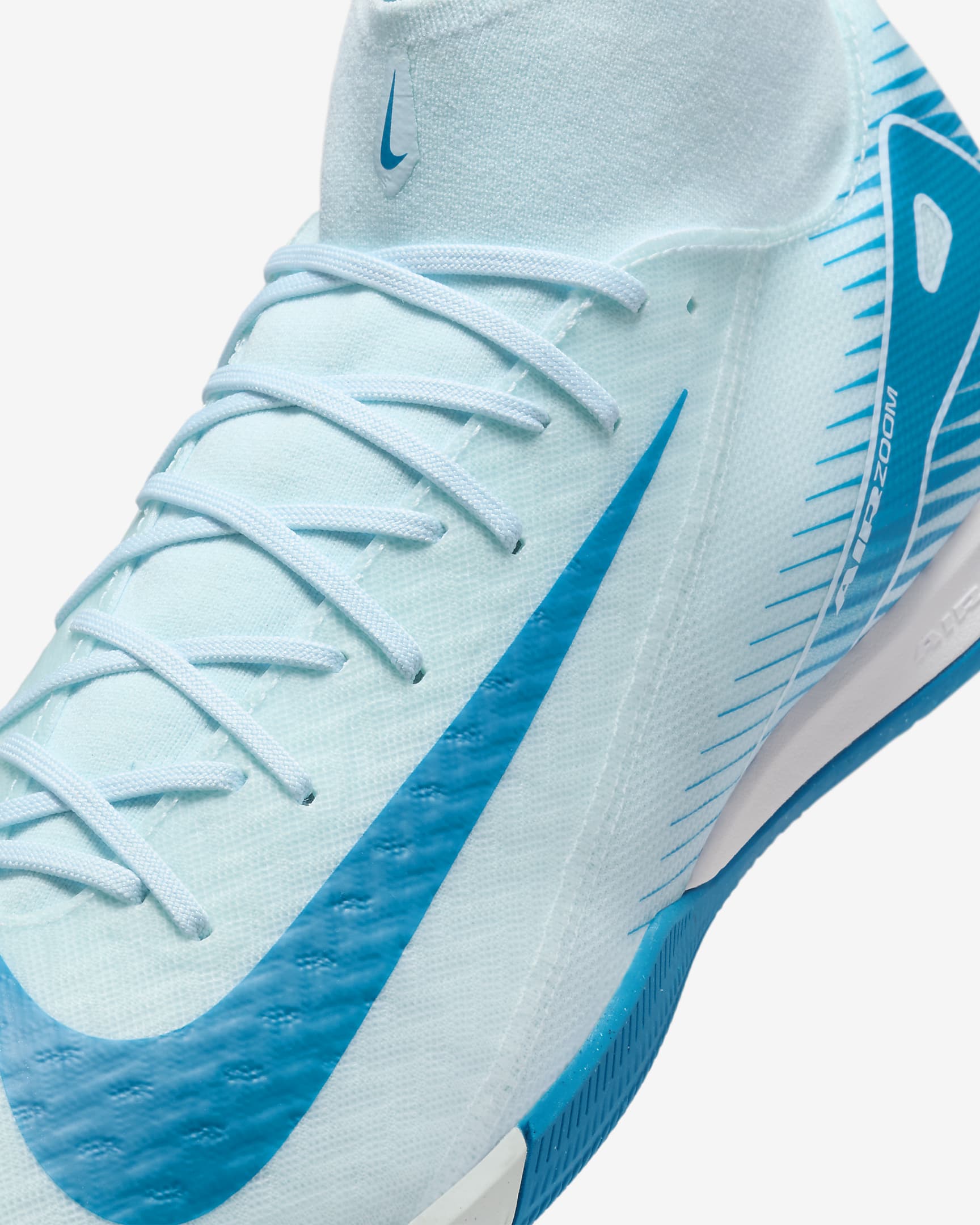 Fotbollssko för inomhusplan Nike Mercurial Superfly 10 Academy med högt skaft - Glacier Blue/Blue Orbit