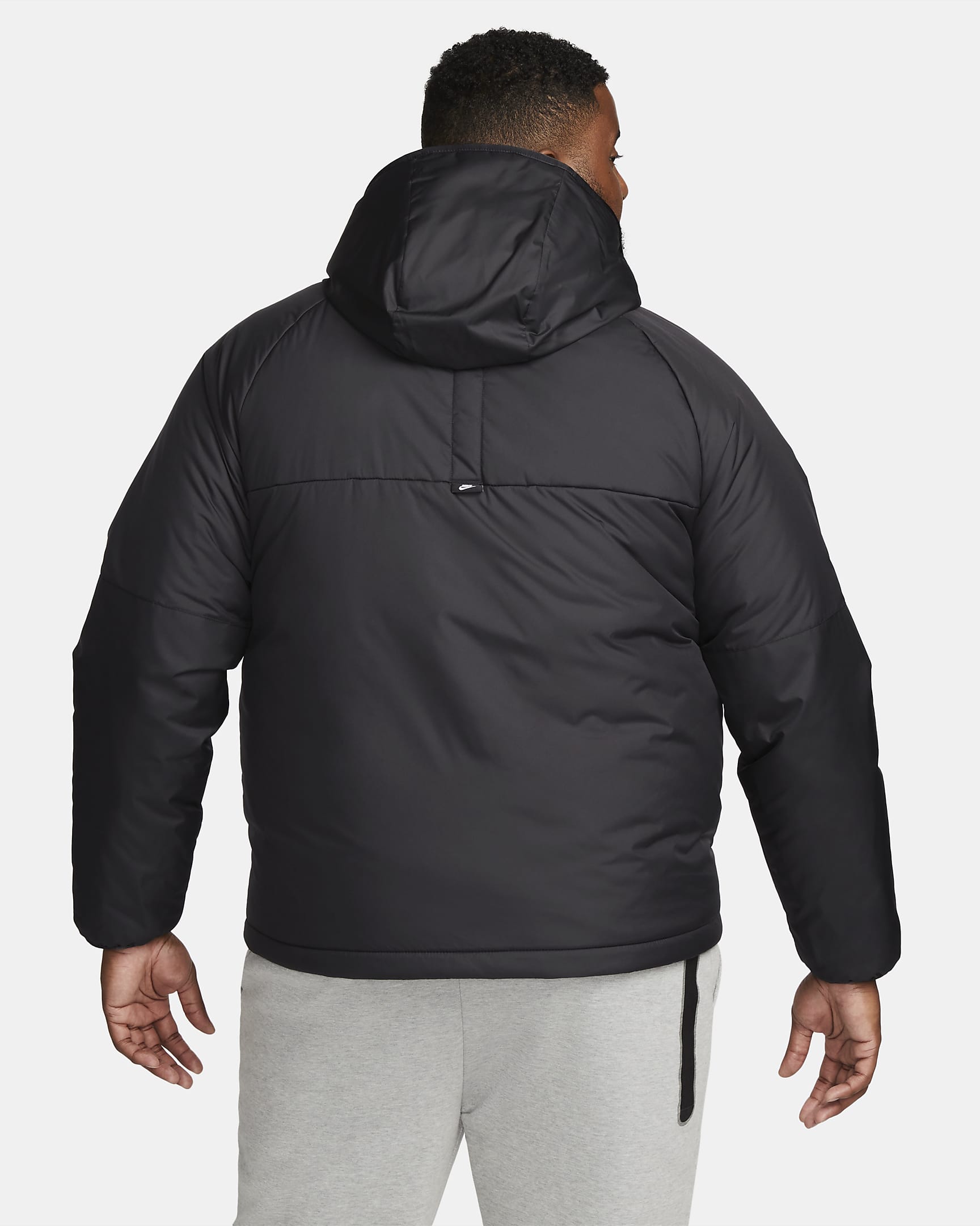 Nike Sportswear Therma-FIT Legacy Men's Hooded Jacket - Black/Black/Black