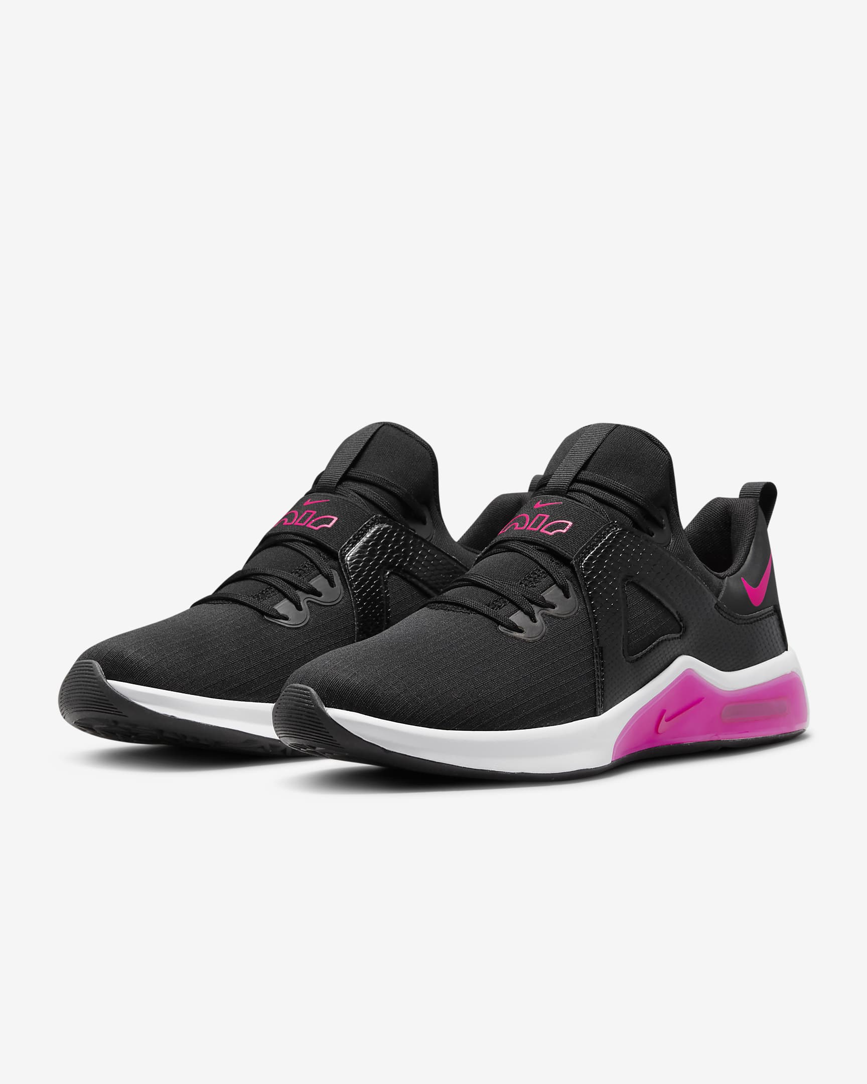 Nike Air Max Bella TR 5 Women's Workout Shoes - Black/White/Rush Pink