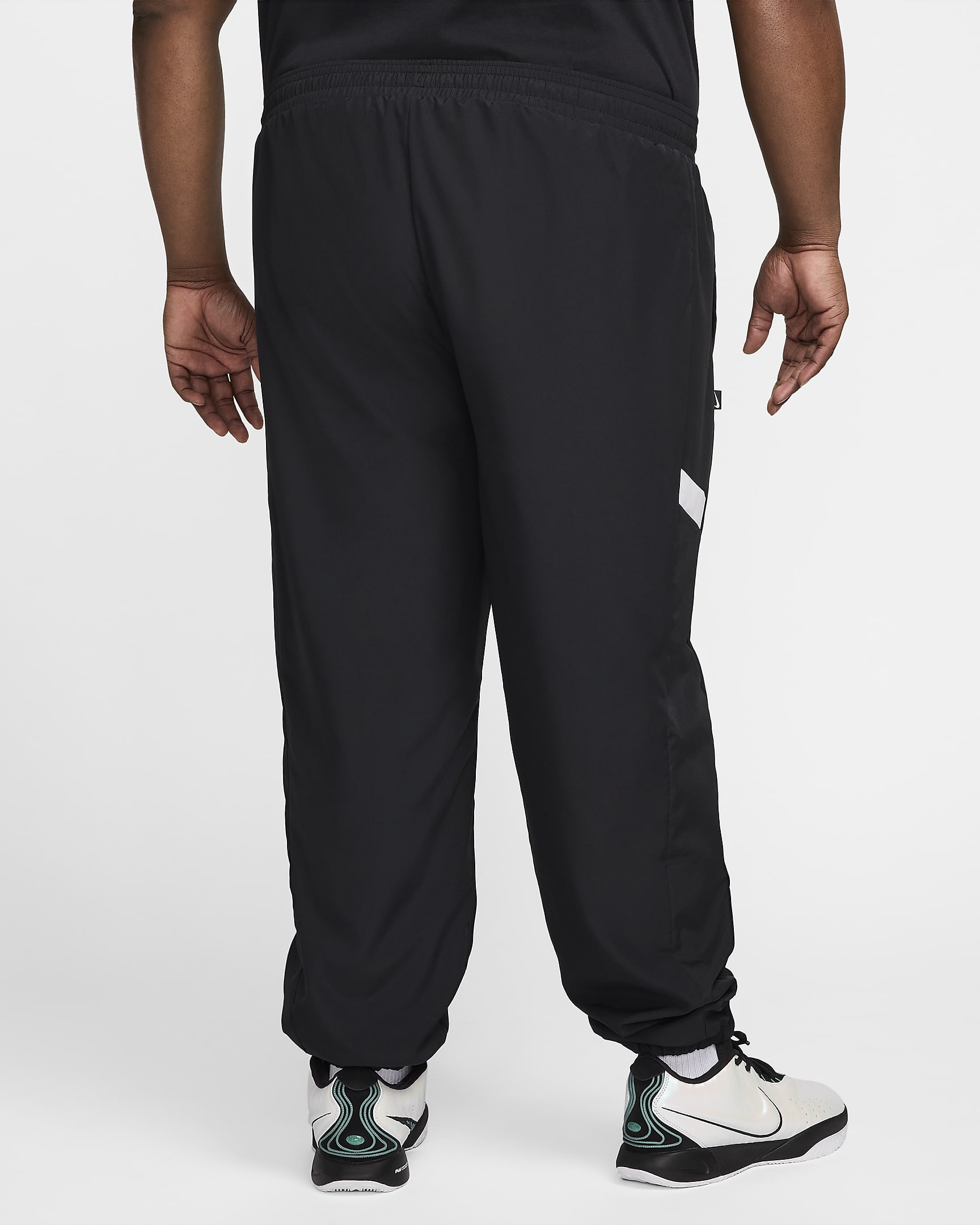 Nike Icon Men's Woven Basketball Pants - Black/Black/White/White