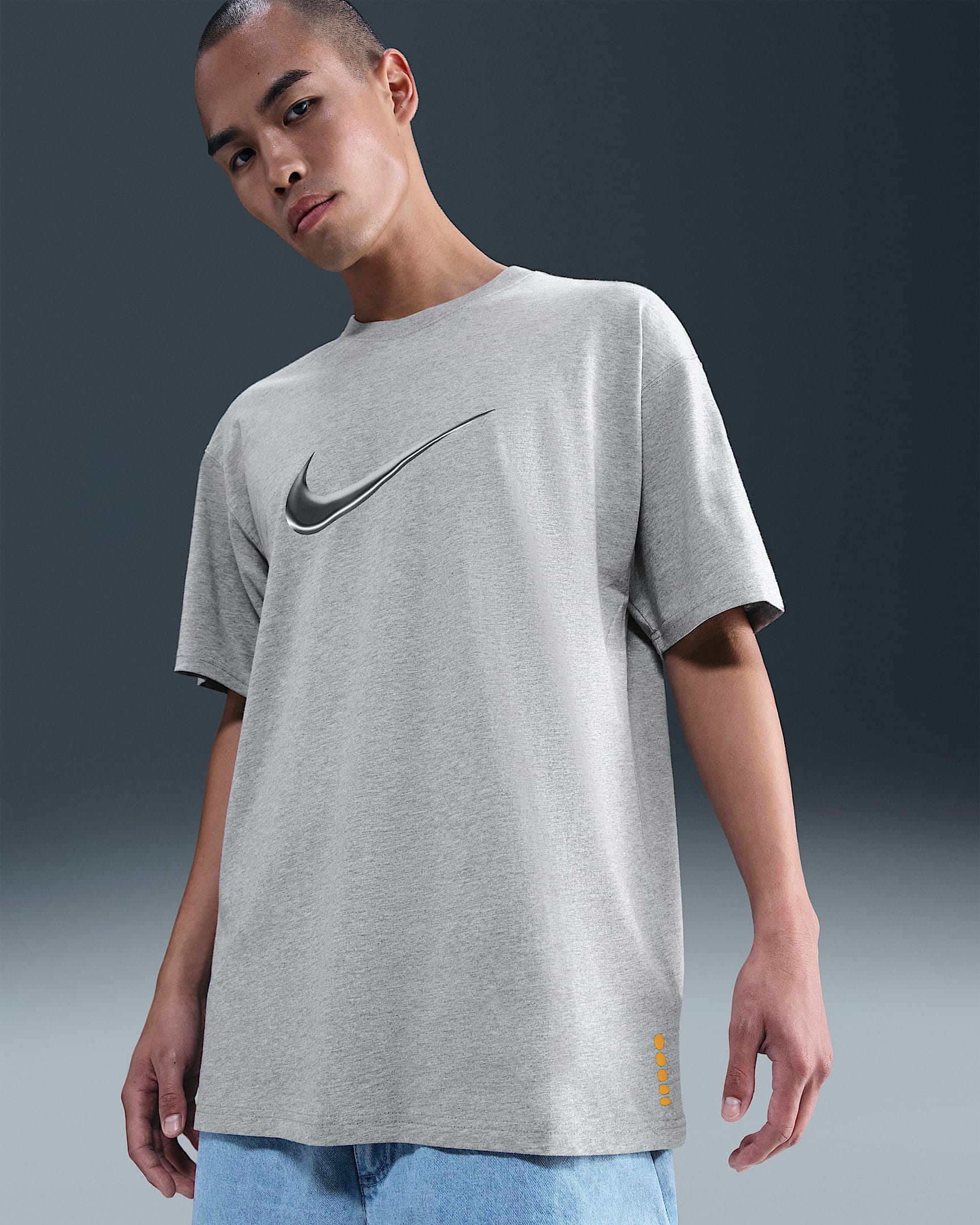 Nike Sportswear Men's Max90 T-Shirt - Dark Grey Heather