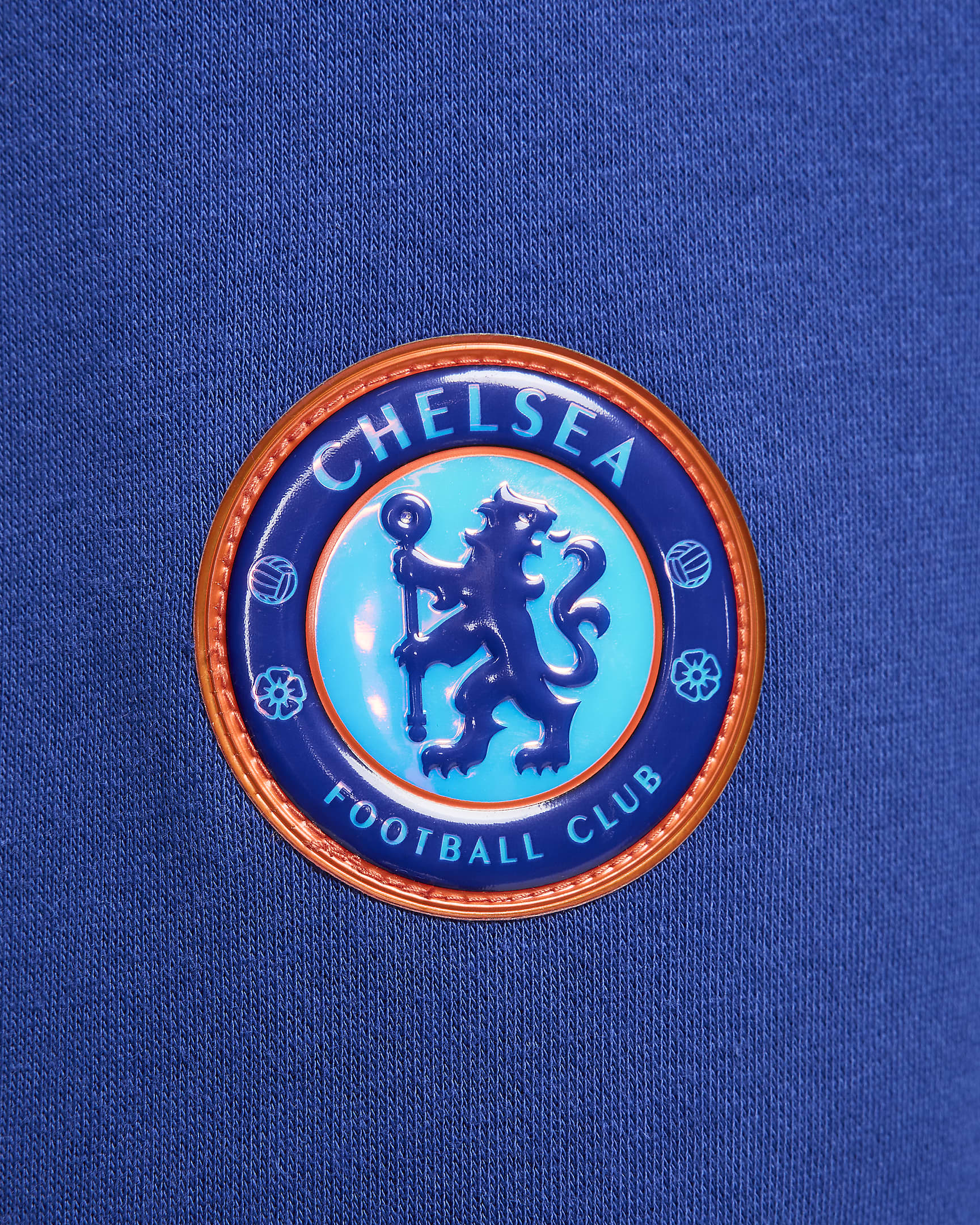 Calças desportivas de futebol Nike Club Chelsea F.C. para homem - Azul Rush/Branco