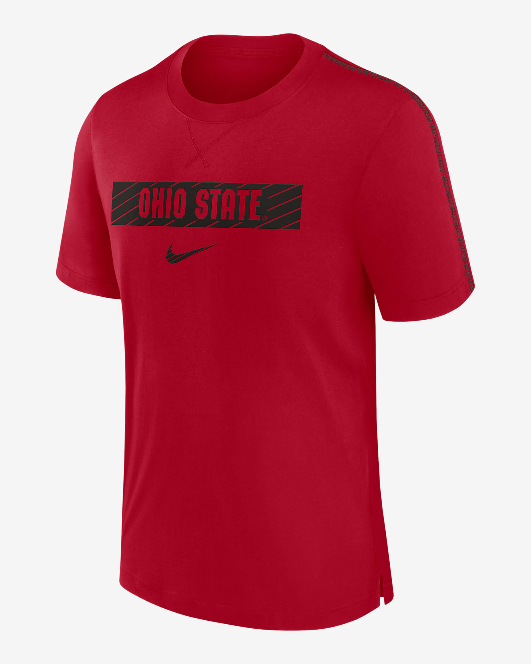 Ohio State Buckeyes Sideline Player Men's Nike Dri-FIT College T-Shirt - Red