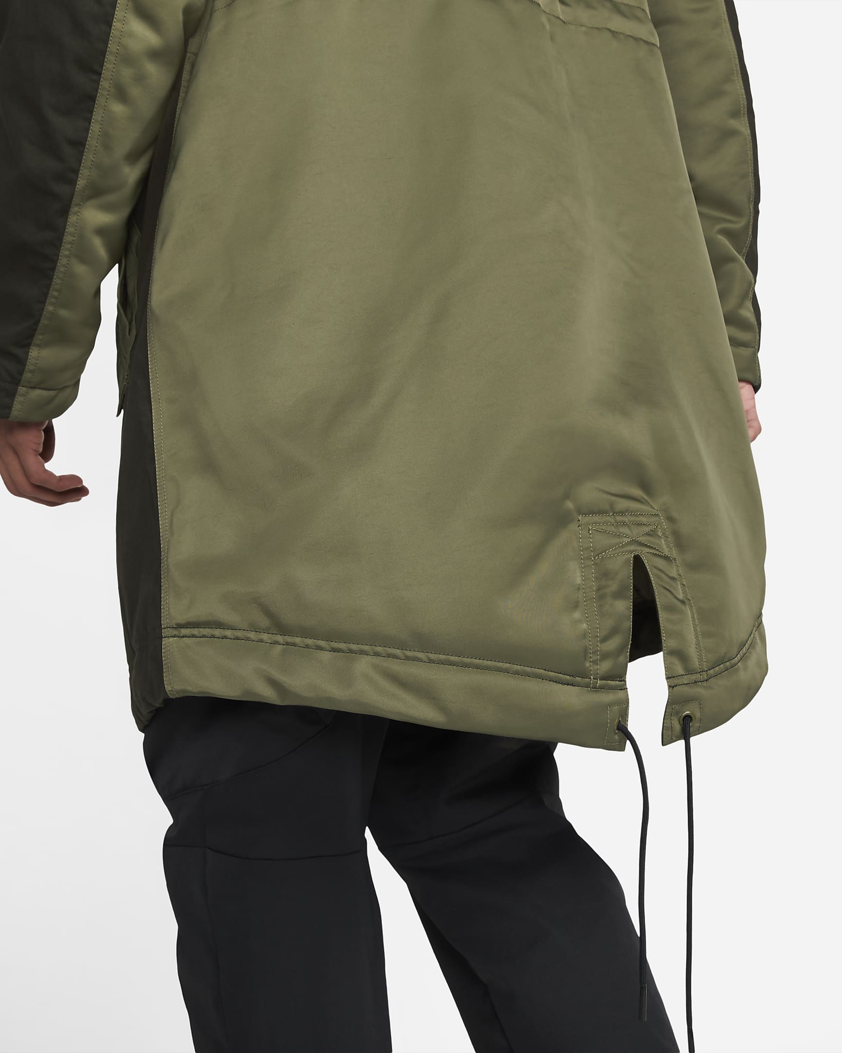 Nike Sportswear Therma-FIT Men's White Space Parka - Sequoia/Medium Olive/Light Stone/Sequoia