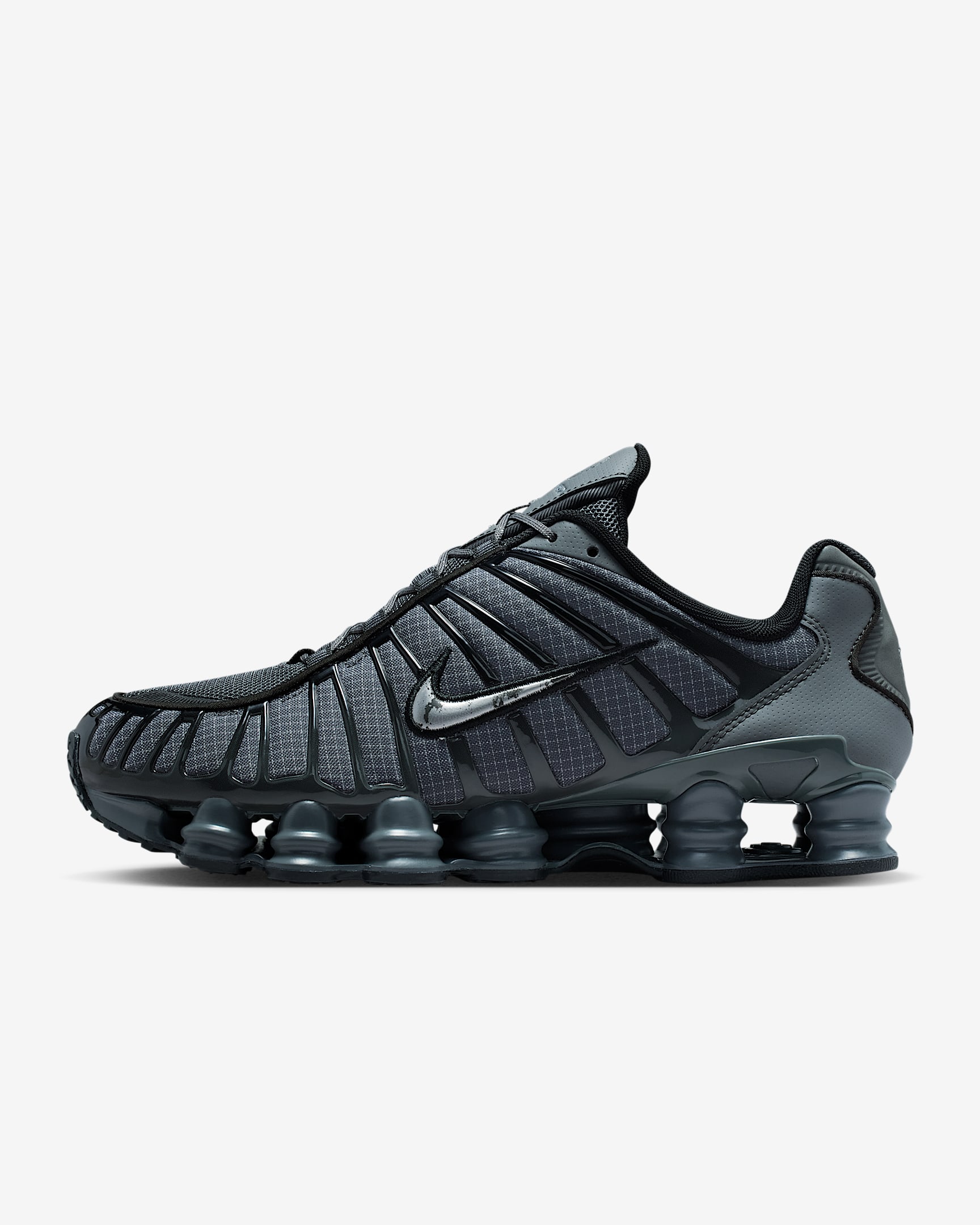 Nike Shox TL Men's Shoes - Iron Grey/Black/Light Smoke Grey/Metallic Silver