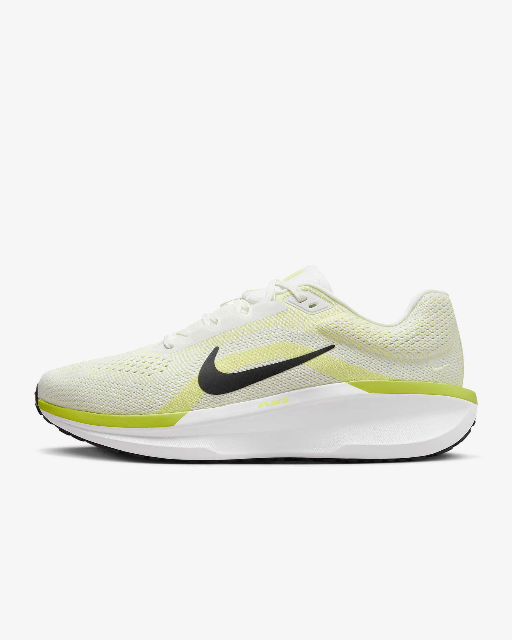 รองเท้าวิ่งโร้ดรันนิ่งผู้ชาย Nike Winflo 11 - Sail/Cyber/Life Lime/ดำ