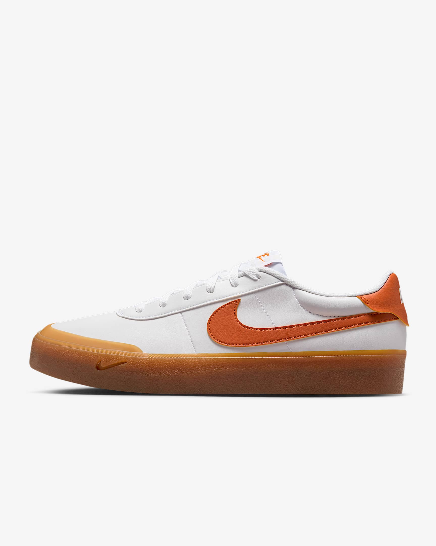 Nike Court Shot Men's Shoes - White/Gum Medium Brown/Pure Platinum/Campfire Orange