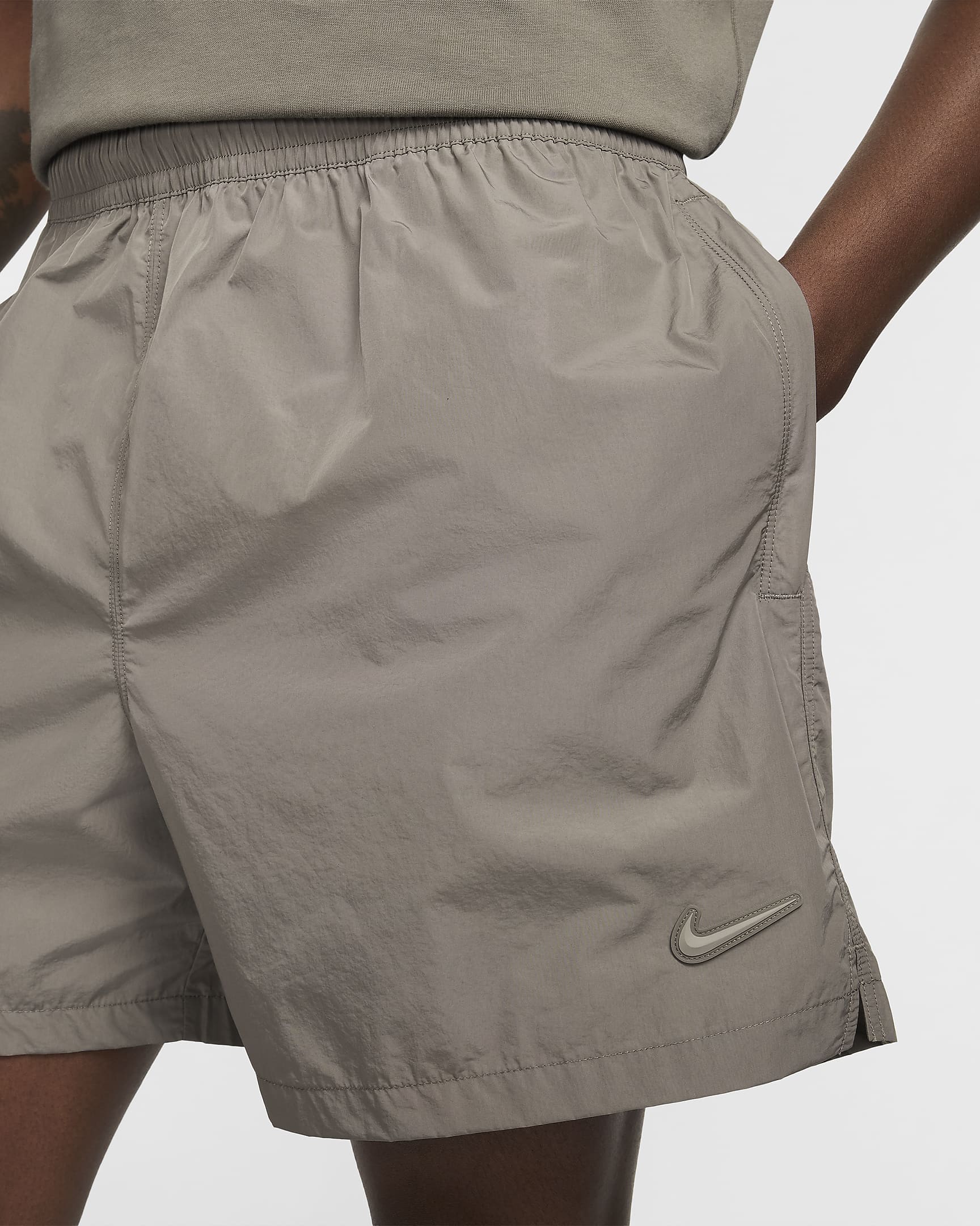 NOCTA Cardinal Nylon Shorts - Olive Grey/Moon Fossil/Moon Fossil