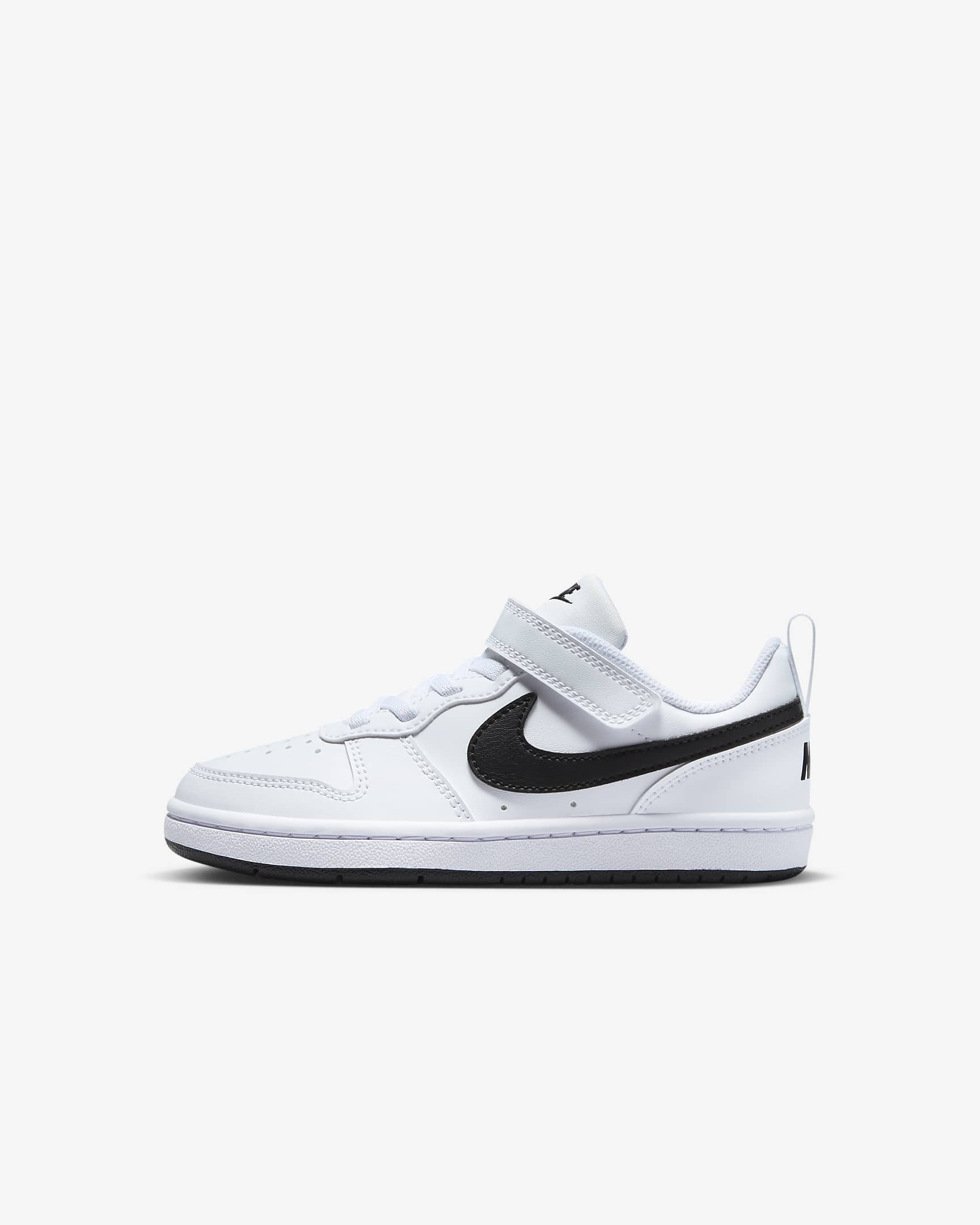 Nike Court Borough Low Recraft Younger Kids' Shoes - White/Black