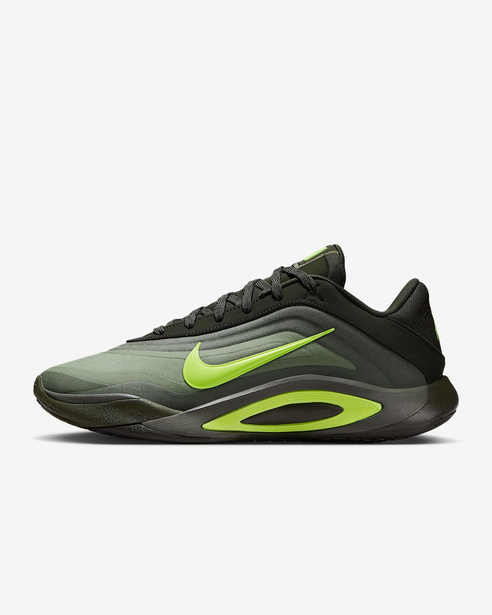 Scarpa da basket A'ja Wilson A'One "The Switch" - Sequoia/Cargo Khaki/Iron Green/Volt