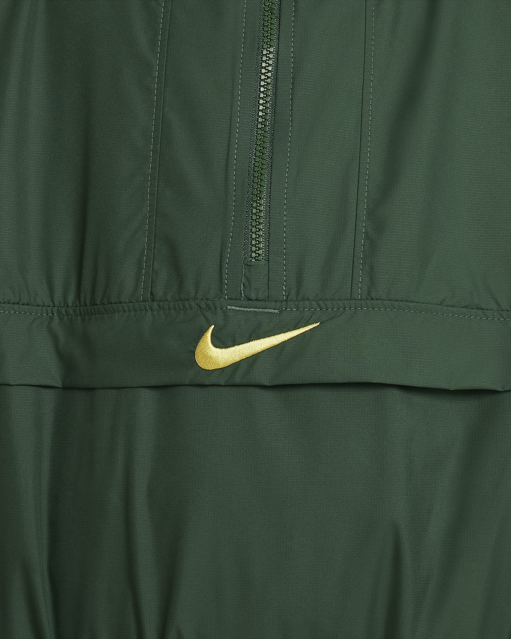 Nike Older Kids' (Boys') Repel Long-Sleeve 1/2-Zip Jacket - Fir/Saturn Gold/Saturn Gold