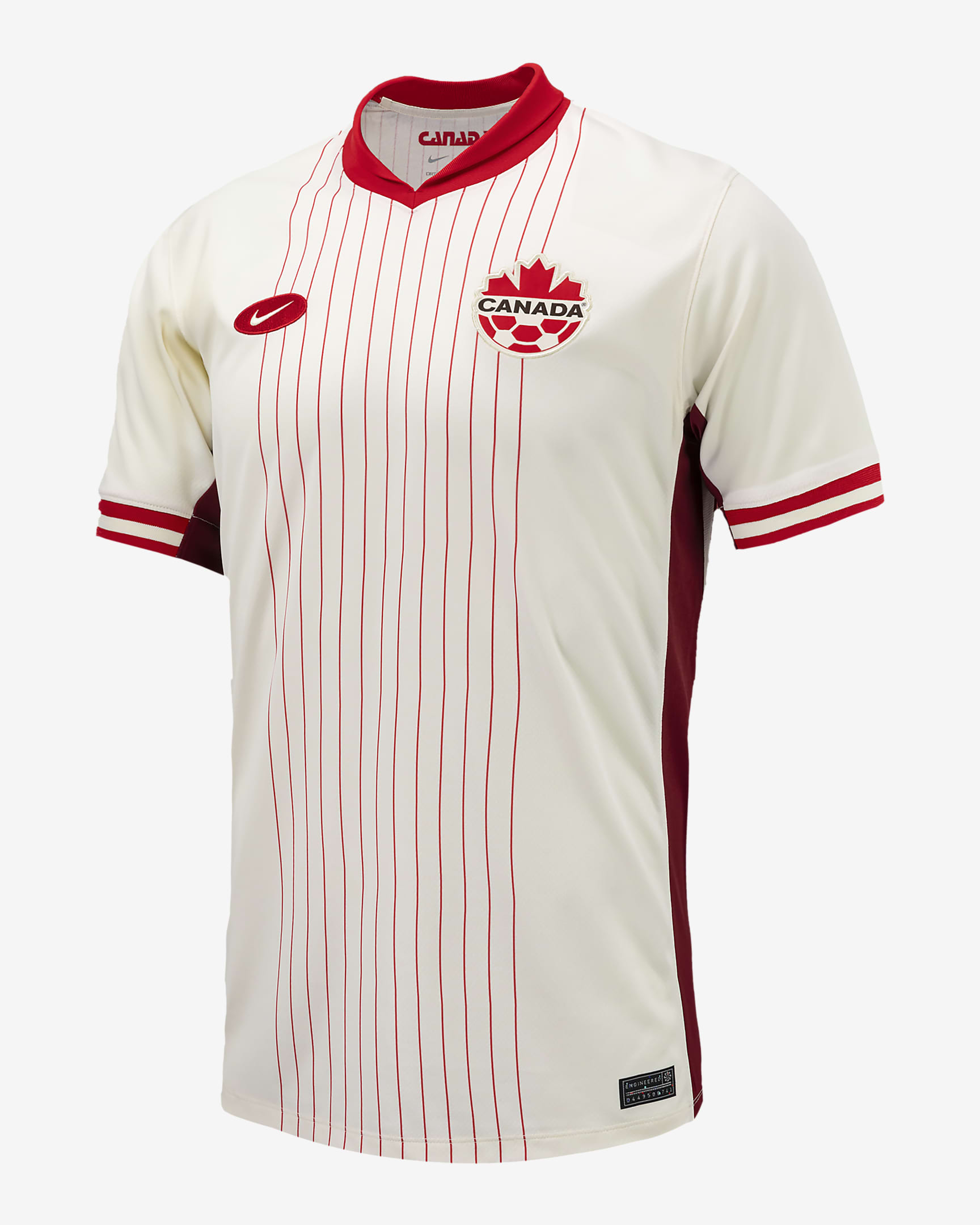 Canada 2024 Stadium Away Men's Nike Dri-FIT Soccer Replica Jersey - Ivory