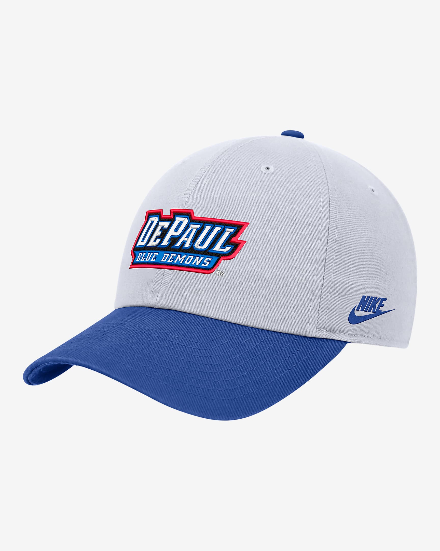 DePaul Nike College Campus Cap - White