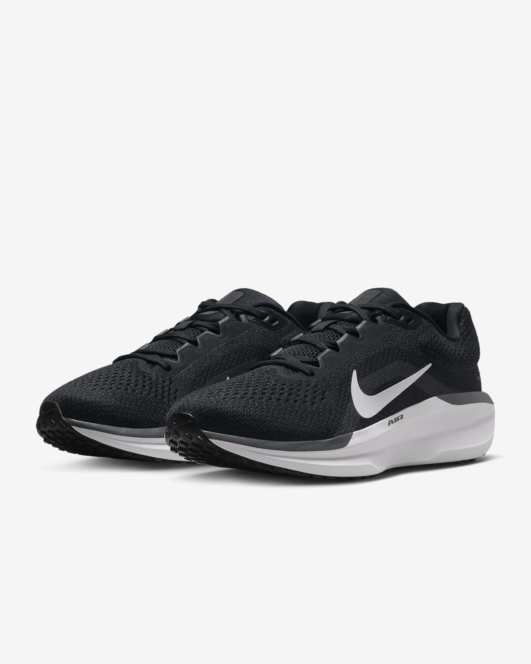 Nike Winflo 11 Women's Road Running Shoes - Black/Anthracite/Cool Grey/White