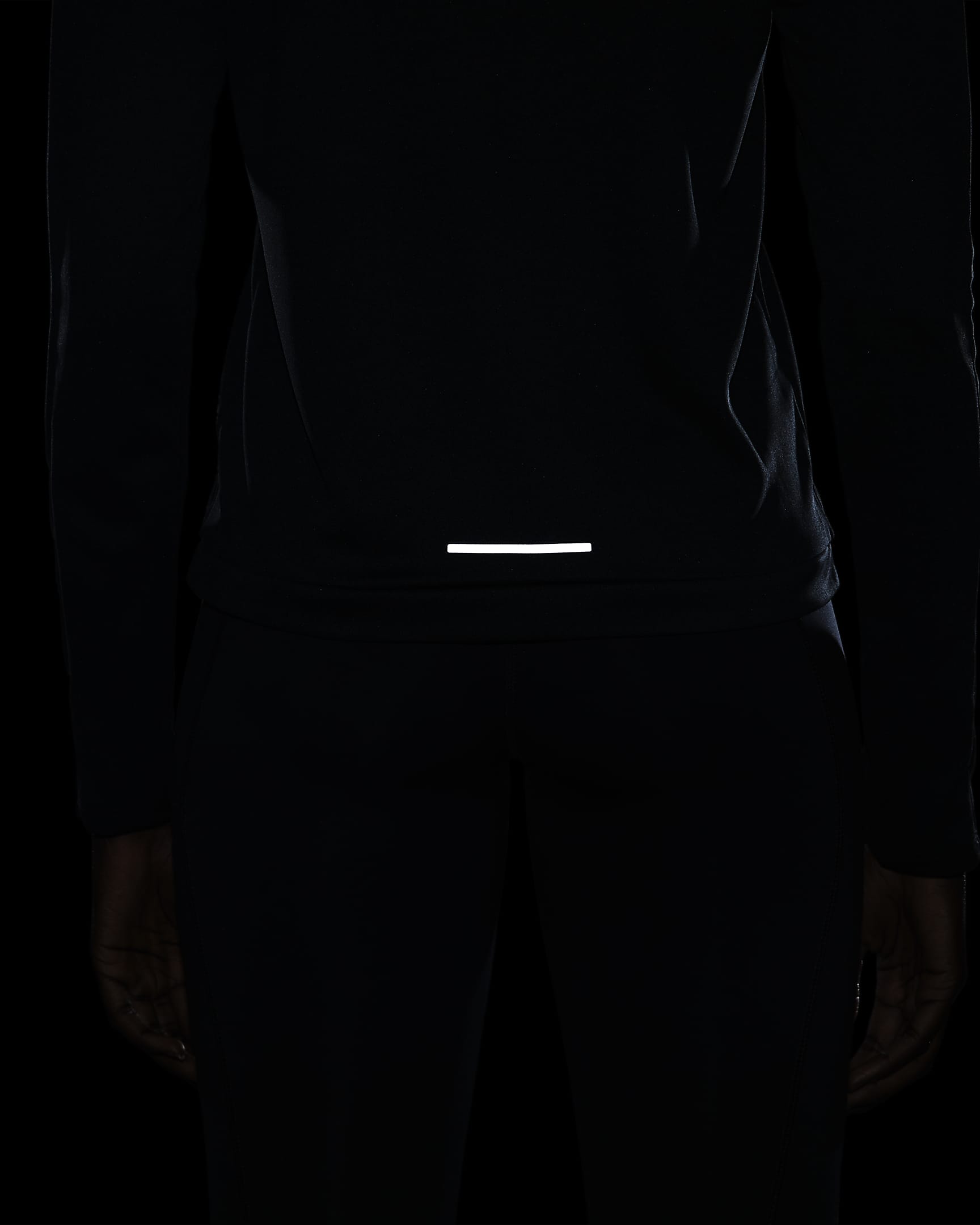 Nike Dri-FIT Pacer Damen-Pullover mit Viertelreißverschluss - Schwarz