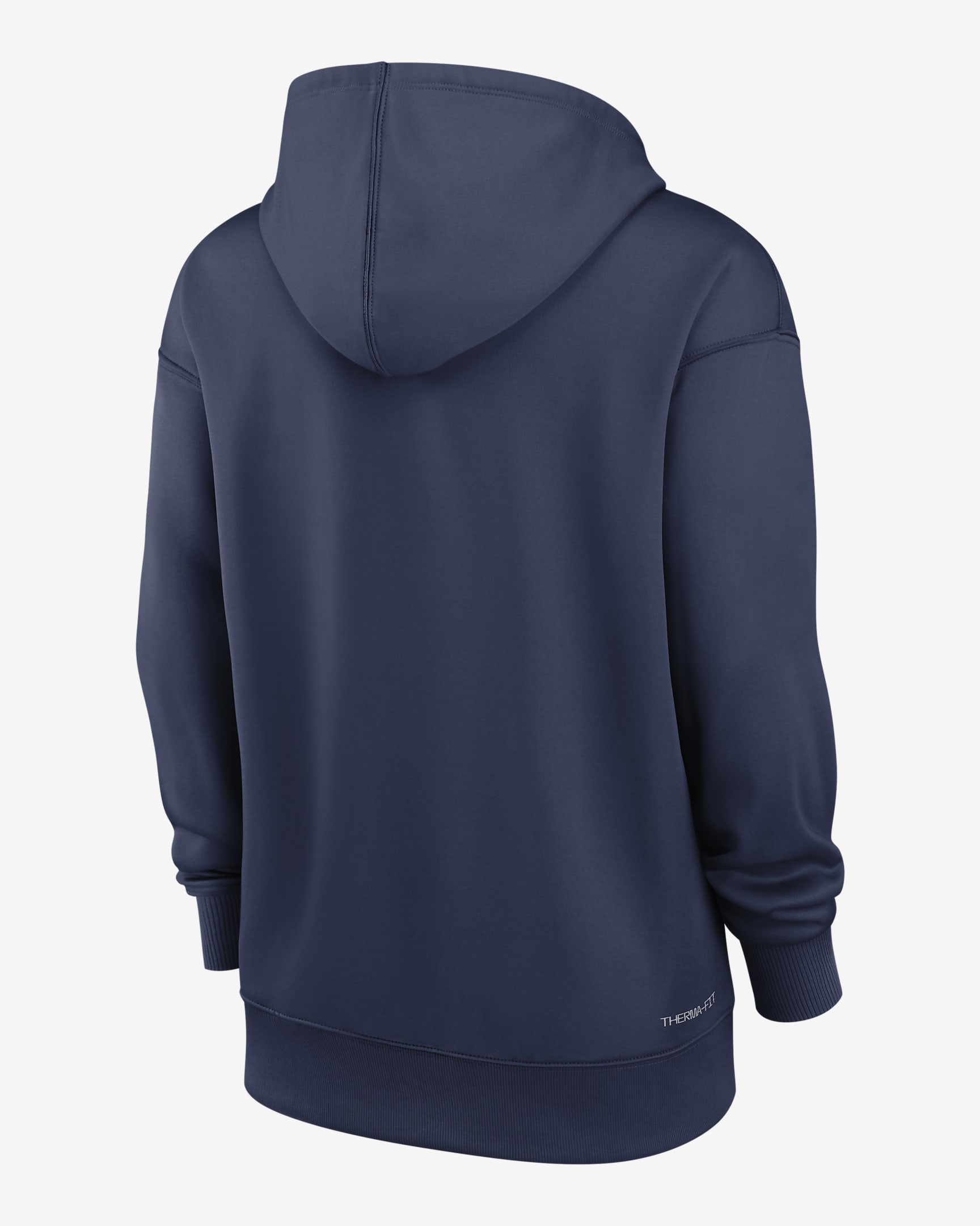 Sudadera con gorro sin cierre Nike Dri-FIT de la MLB para mujer Atlanta ...