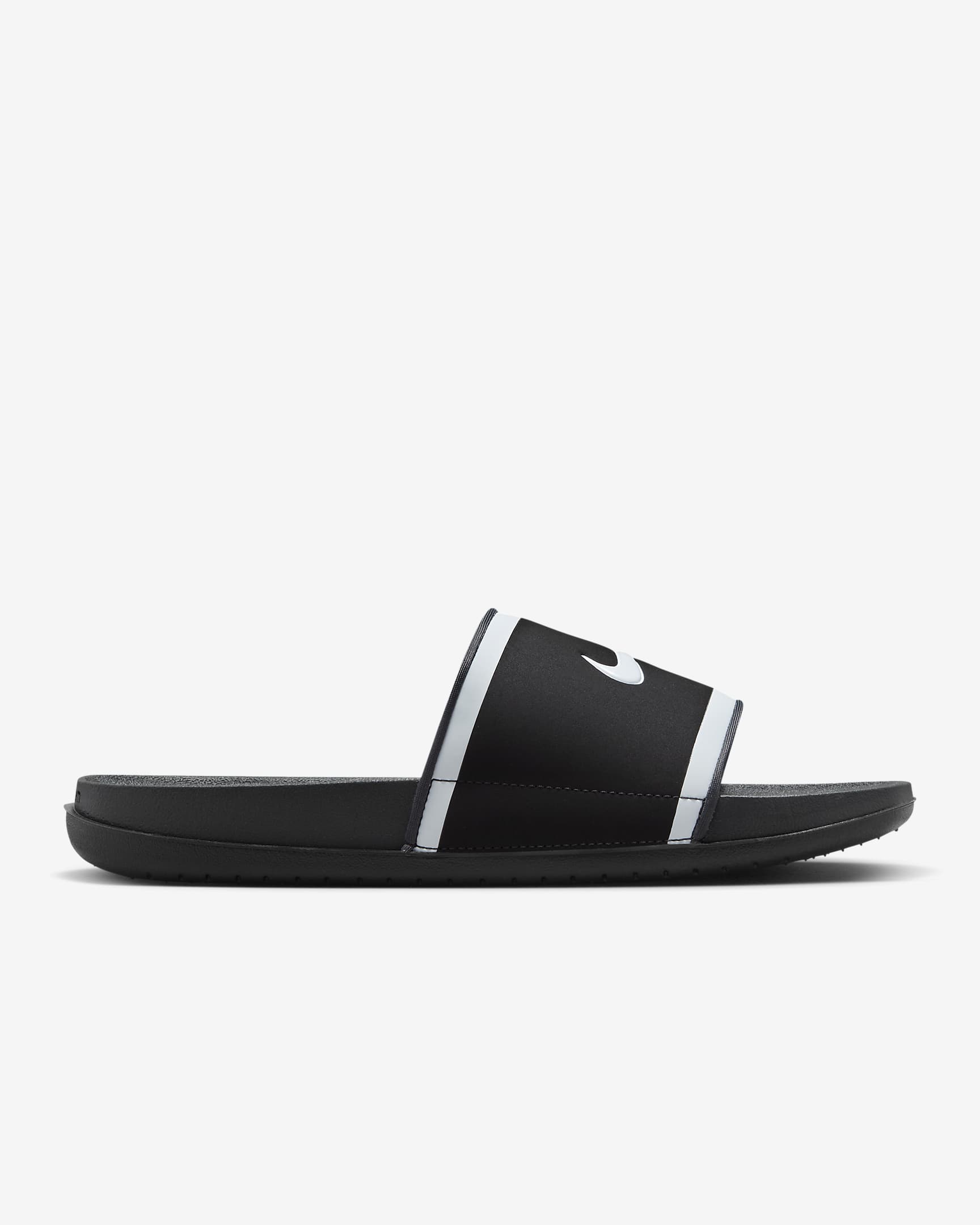 Chanclas Offcourt Nike Offcourt (Las Vegas Raiders) - Negro/Gris humo oscuro/Plata campo