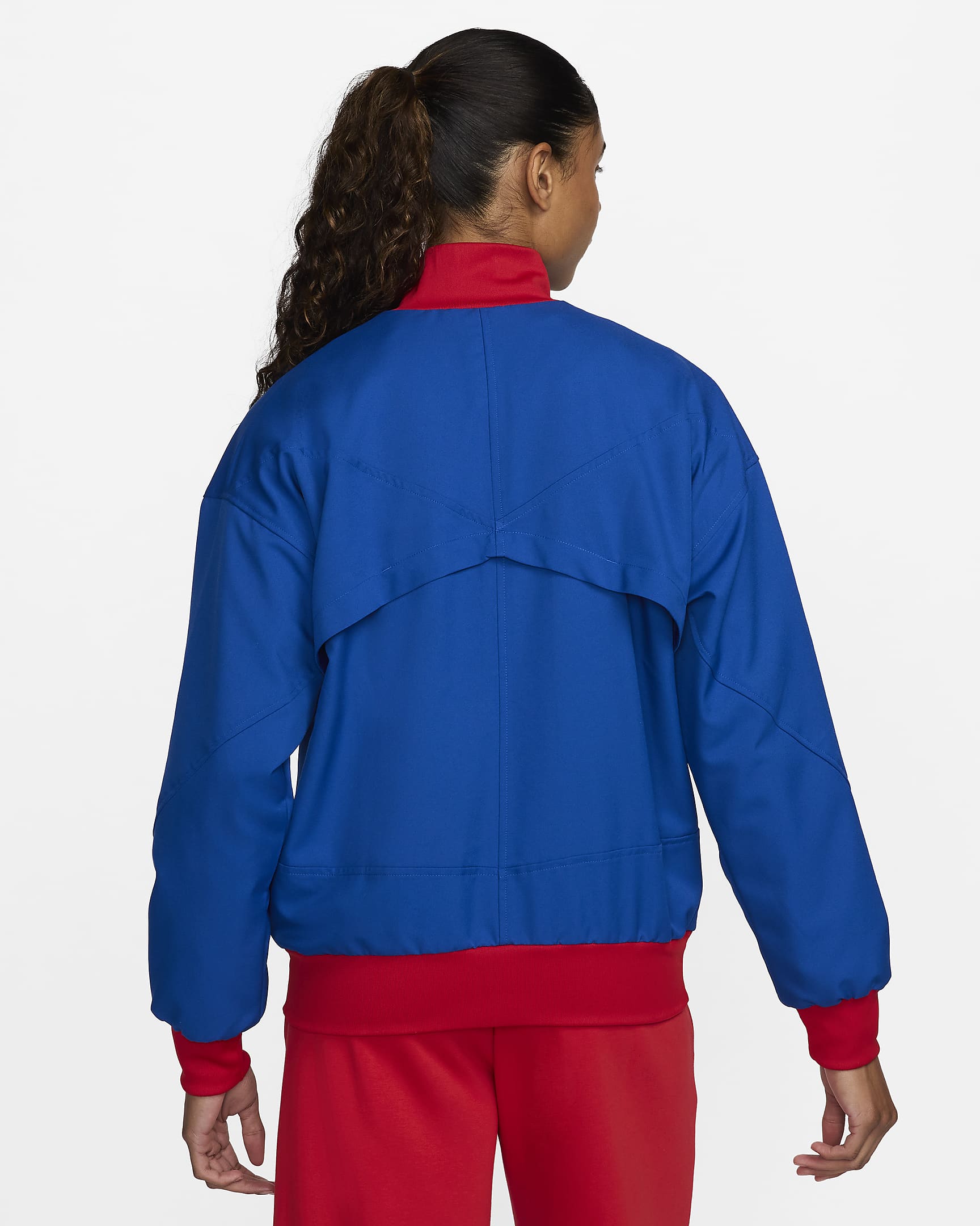 USMNT Strike Women's Nike Dri-FIT Soccer Jacket - Old Royal/Sport Red/White