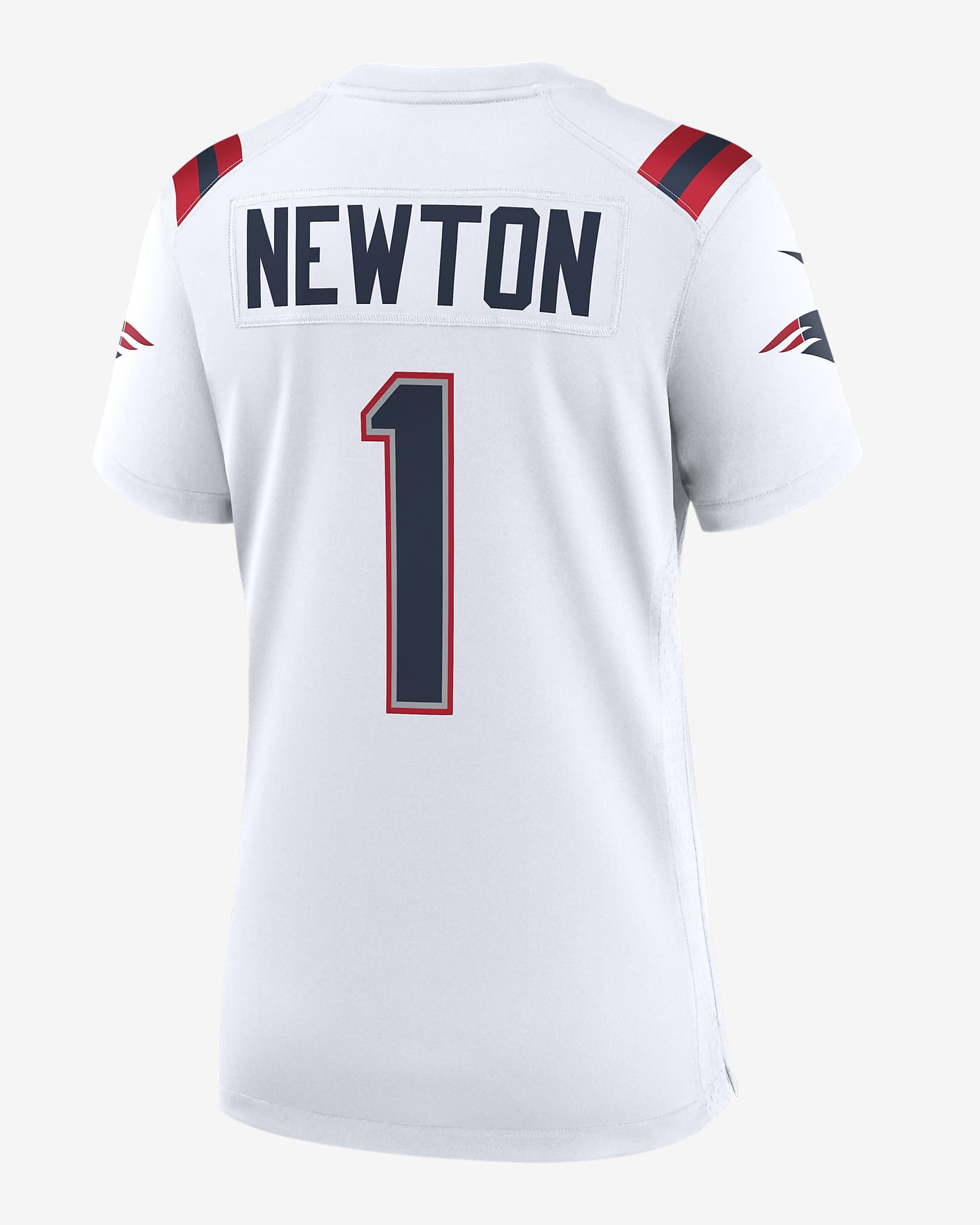 NFL New England Patriots (Cam Newton) Women's Game Football Jersey - White