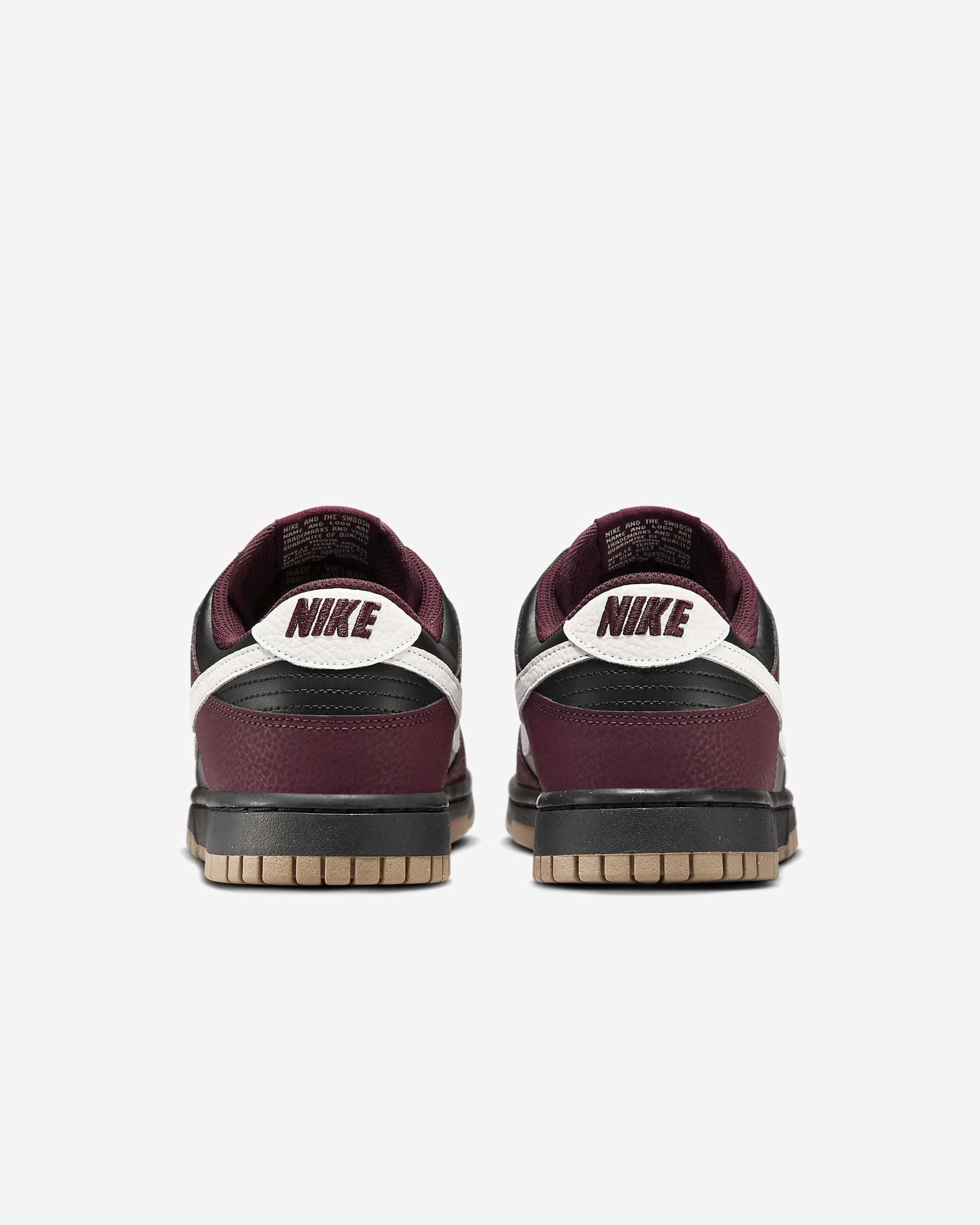 Nike Dunk Low Next Nature női cipő - Burgundy Crush/Fekete/Khaki/Phantom