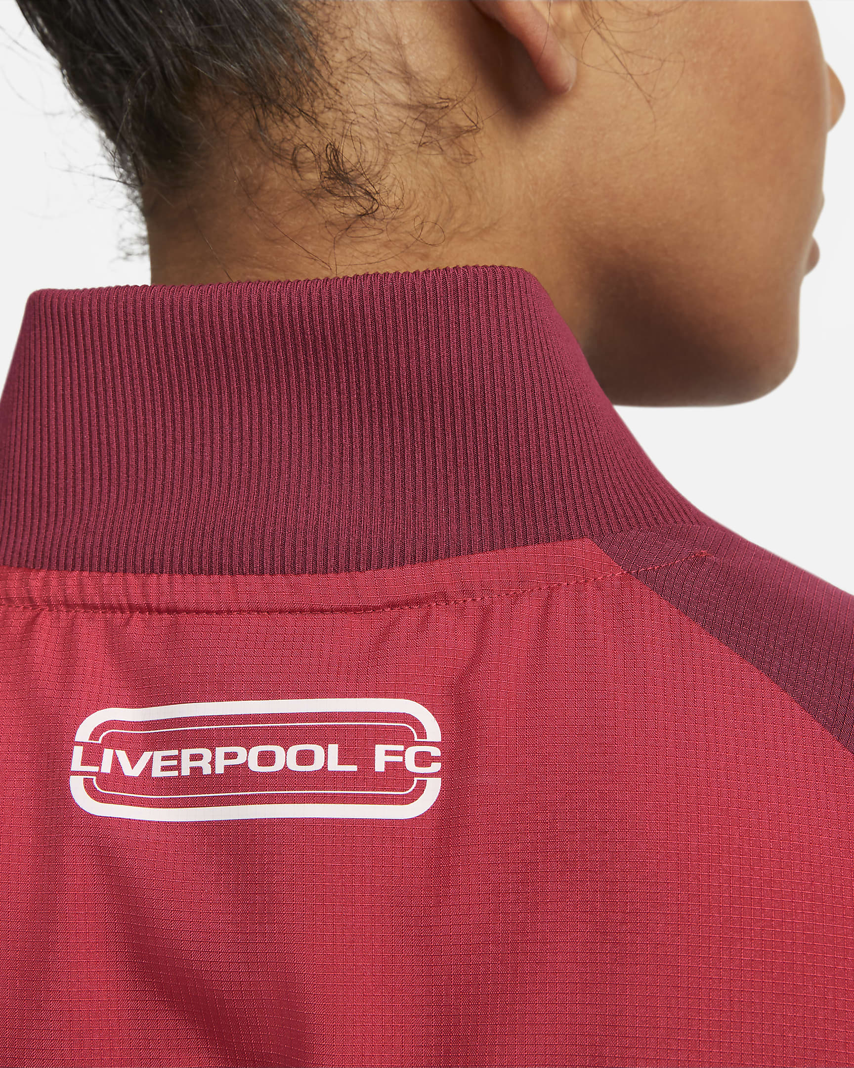 Liverpool FC Women's Nike Dri-FIT Soccer Jacket - Gym Red/Team Red/White/White