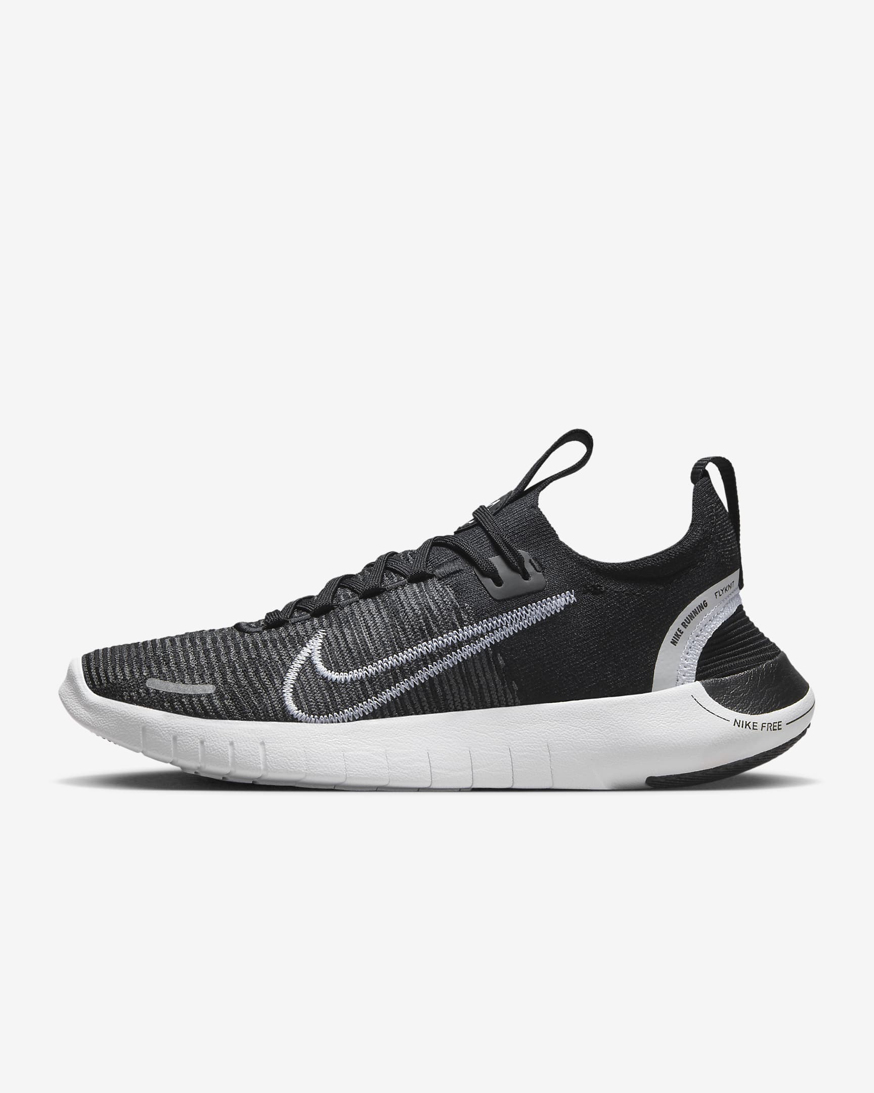 Nike Free RN NN Women's Road Running Shoes - Black/Anthracite/White