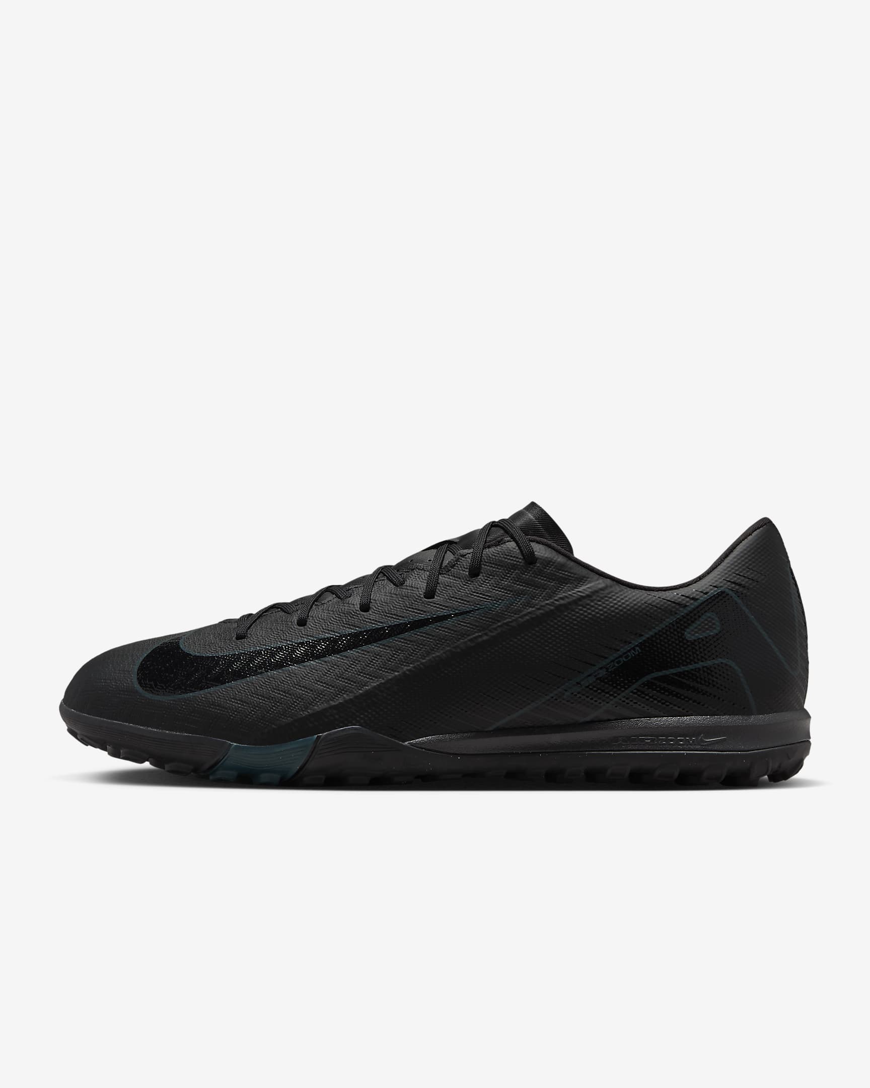 Nike Mercurial Vapor 16 Academy TF Low-Top-Fußballschuh - Schwarz/Deep Jungle/Schwarz