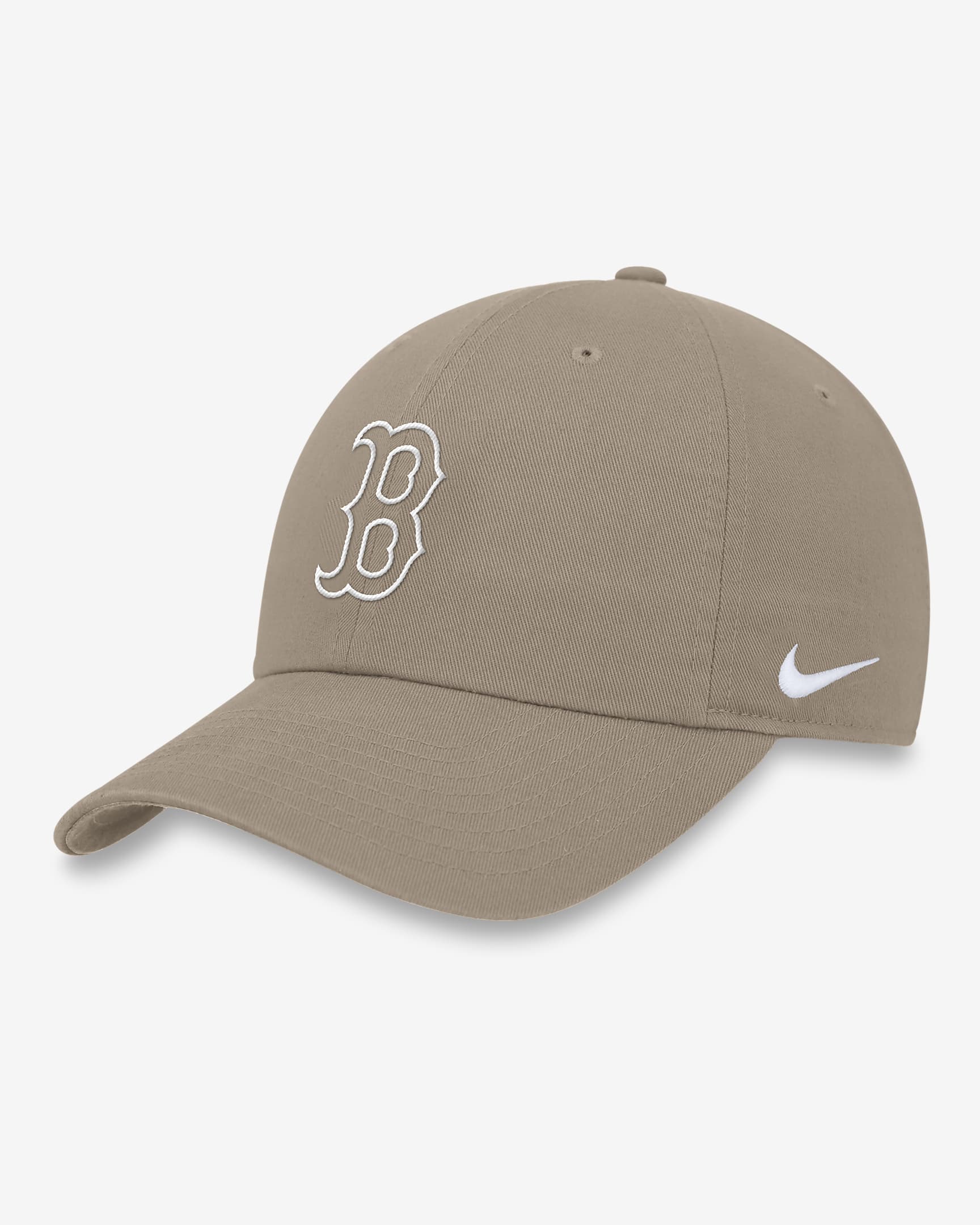 Boston Red Sox Club Men's Nike MLB Adjustable Hat - Khaki