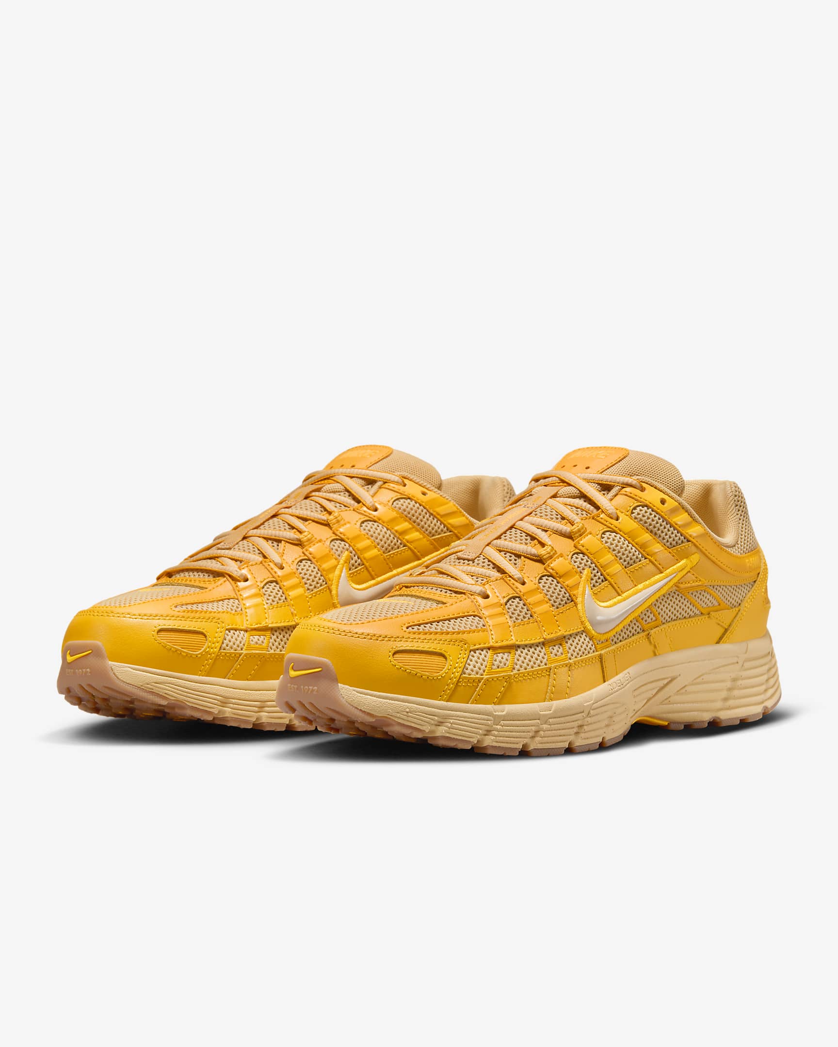 Nike P-6000 Shoes - Sesame/University Gold/Gum Light Brown/Sanddrift