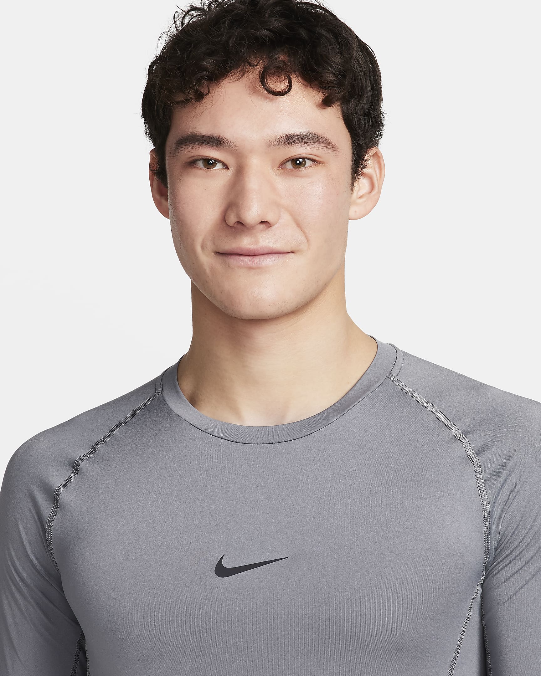 Nike Pro Men's Dri-FIT Tight Long-Sleeve Fitness Top. Nike PH