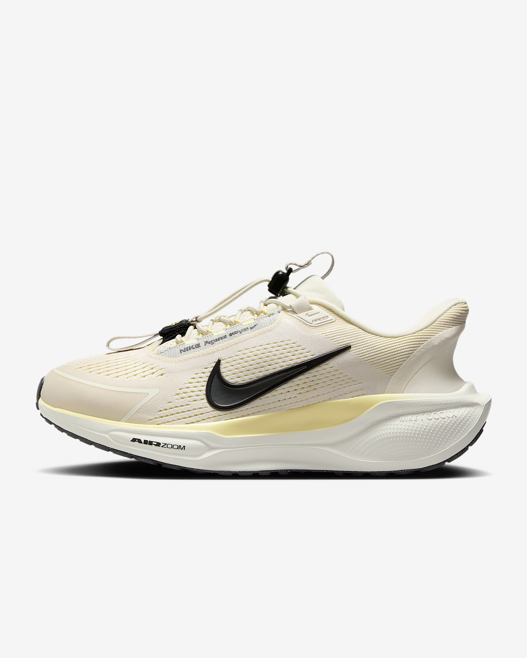 Löparsko för hårt underlag Nike Pegasus EasyOn för kvinnor - Pale Ivory/Soft Yellow/Light Bone/Svart