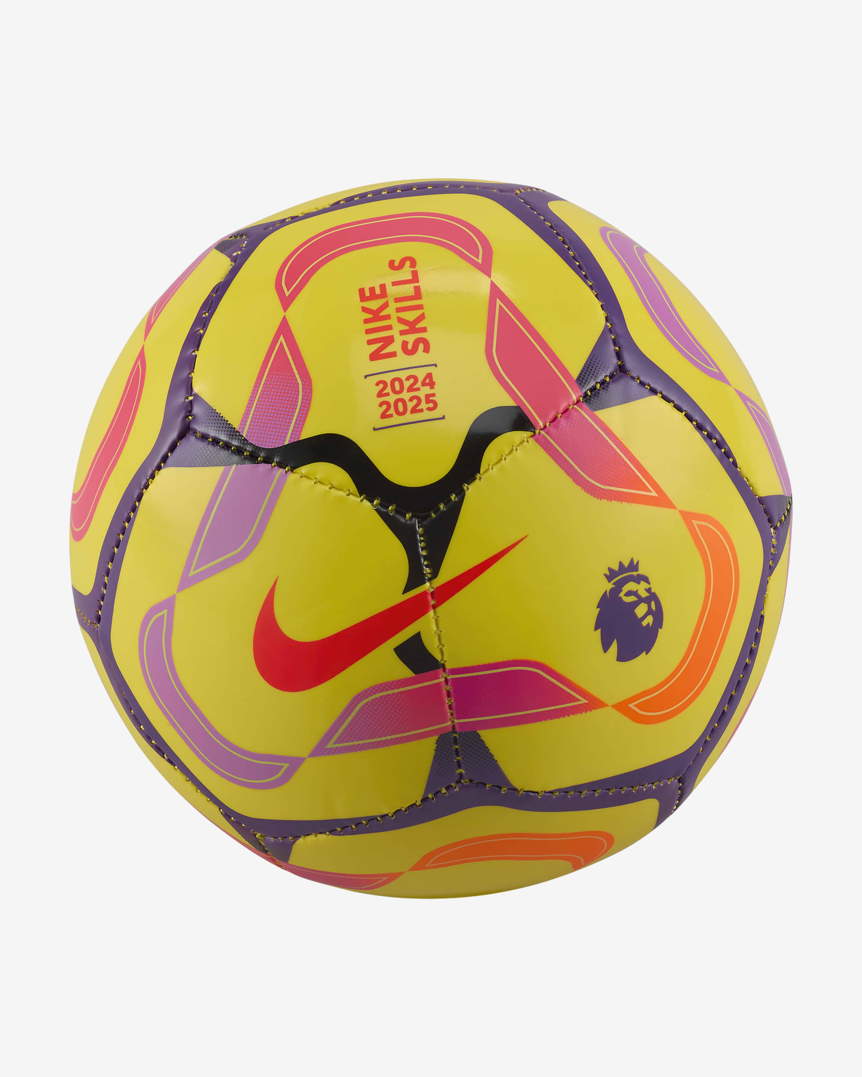 Premier League Skills Nike voetbal - Geel/Disco Purple/Fierce Pink/Bright Crimson