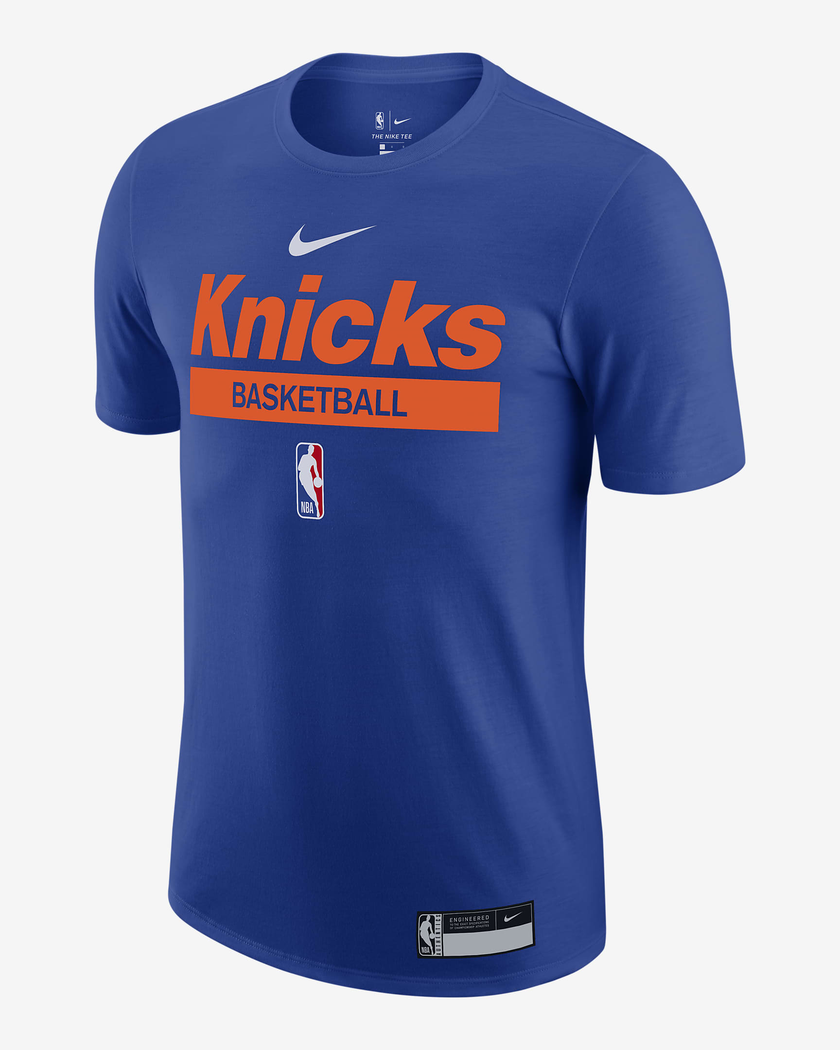 New York Knicks Men's Nike Dri-FIT NBA Practice T-Shirt. Nike GB