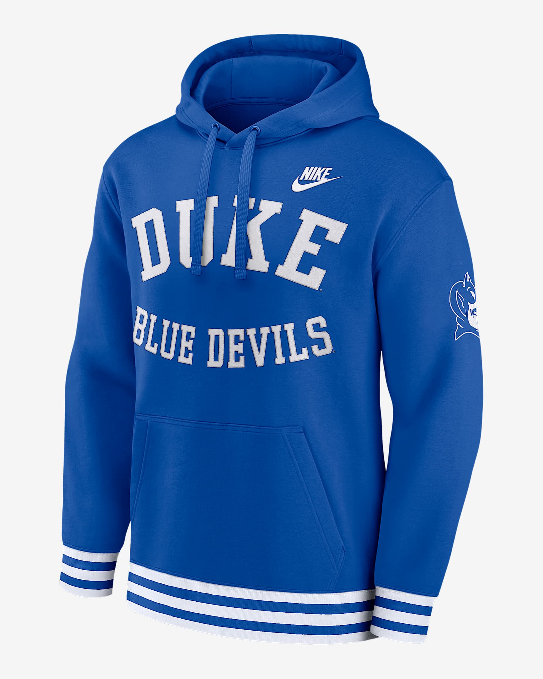 Duke Legacy Retro Men’s Nike College Pullover Hoodie - Royal