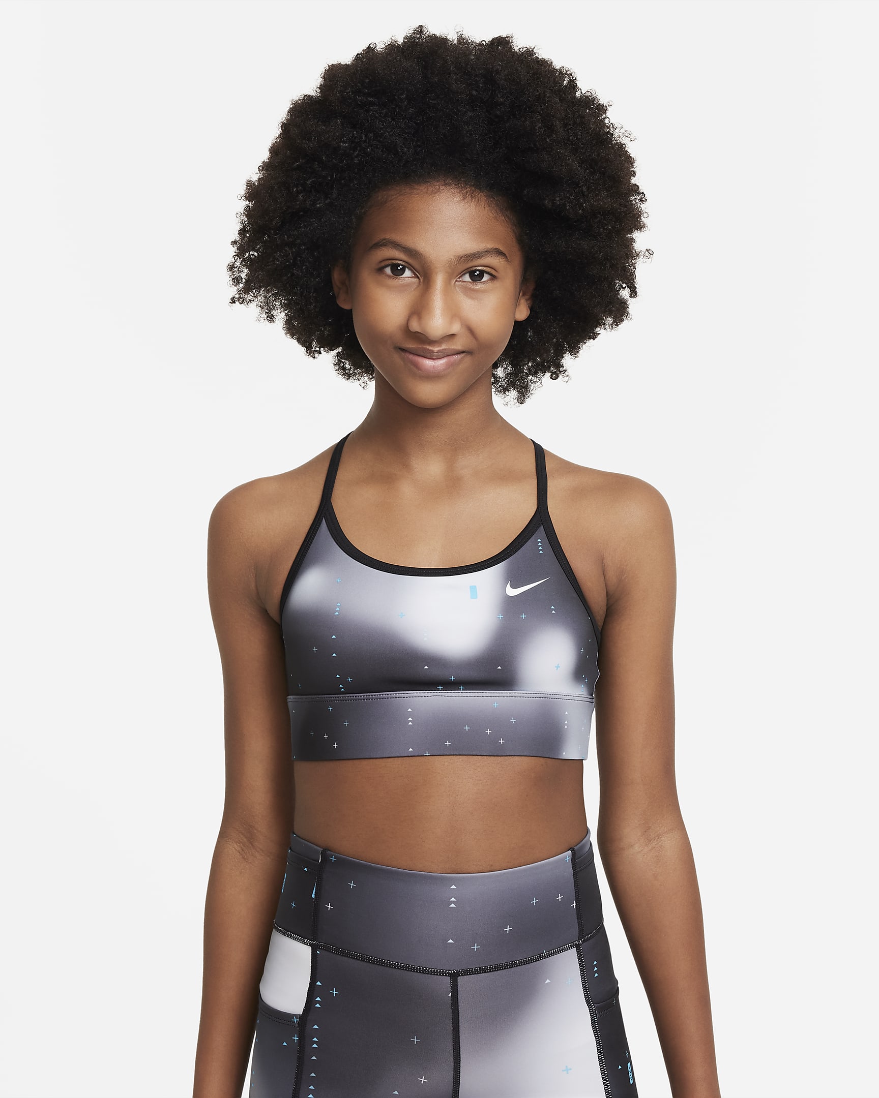 Nike Dri-FIT Indy Older Kids' (Girls') Light-Support Sports Bra. Nike PH