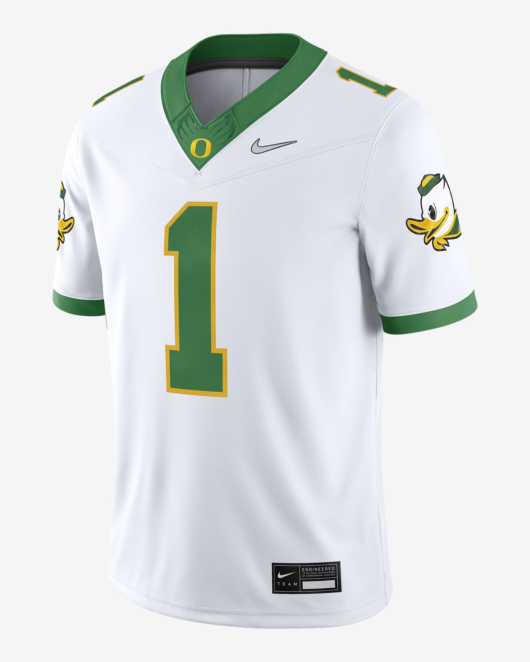Oregon Ducks Men's Nike Dri-FIT College Game Jersey - White