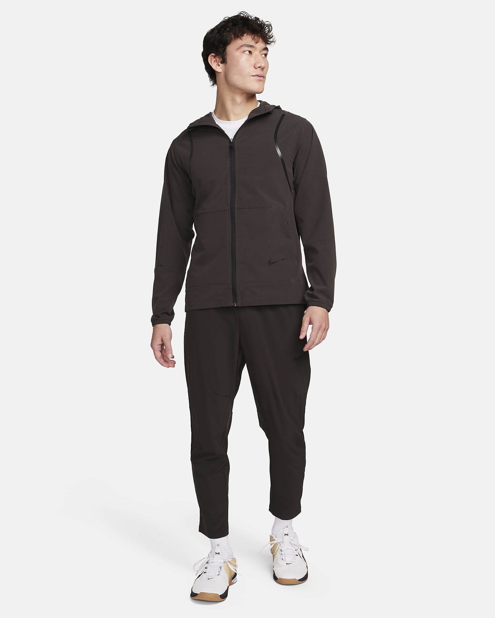 Nike Unlimited Men's Repel Jacket - Velvet Brown/Black/Black/Velvet Brown