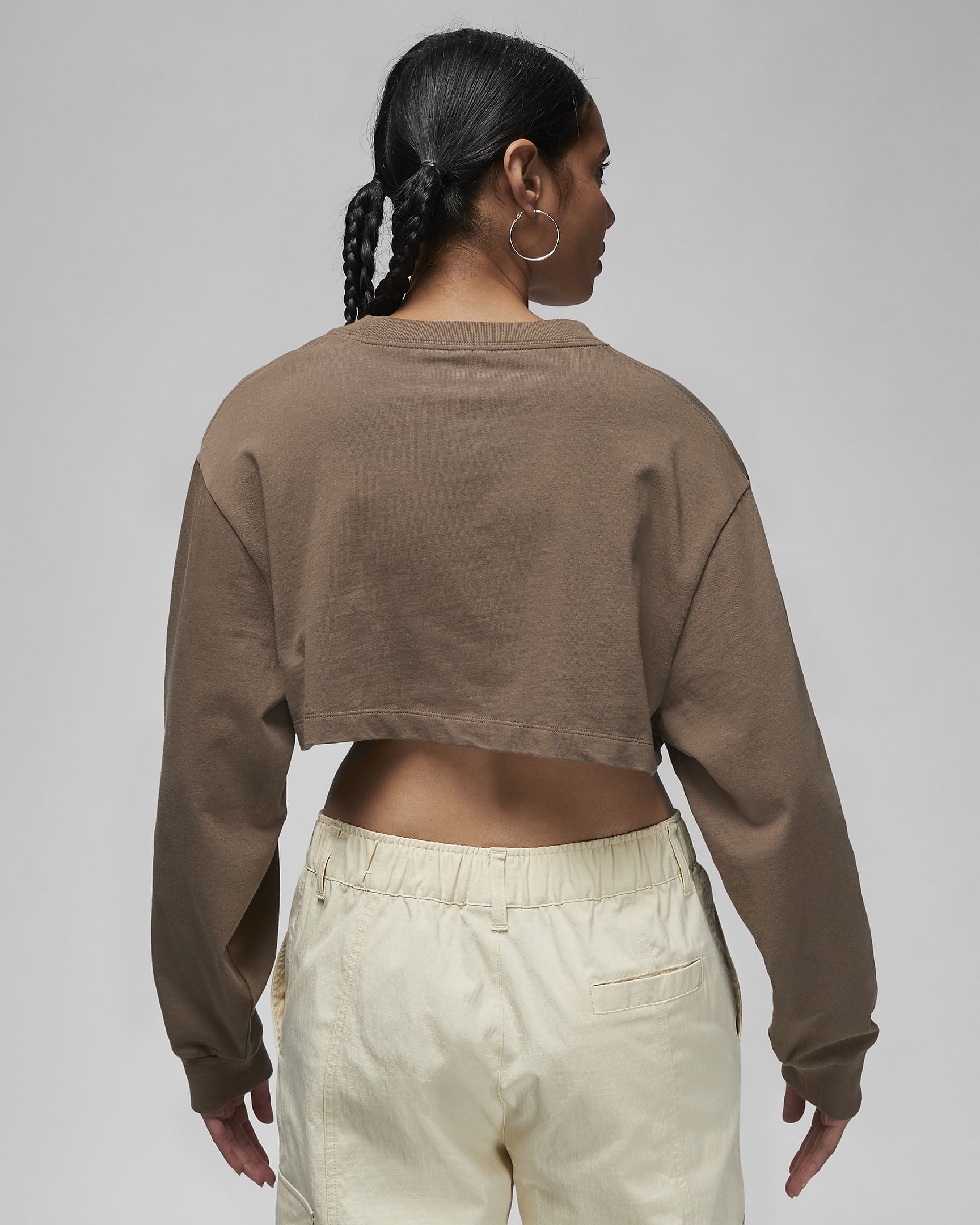 Jordan Women's LongSleeve Crop Top. Nike LU