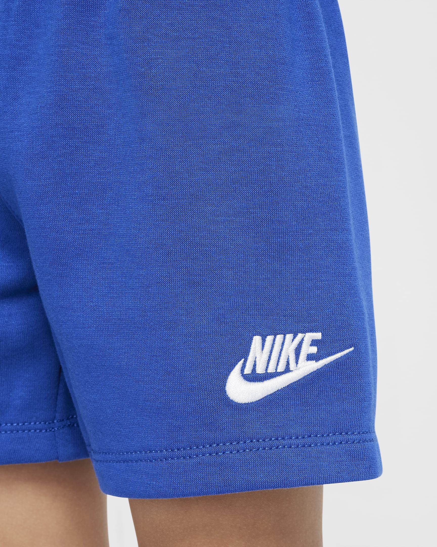 Conjunto de shorts de tejido Knit infantil Nike Club - Royal juego