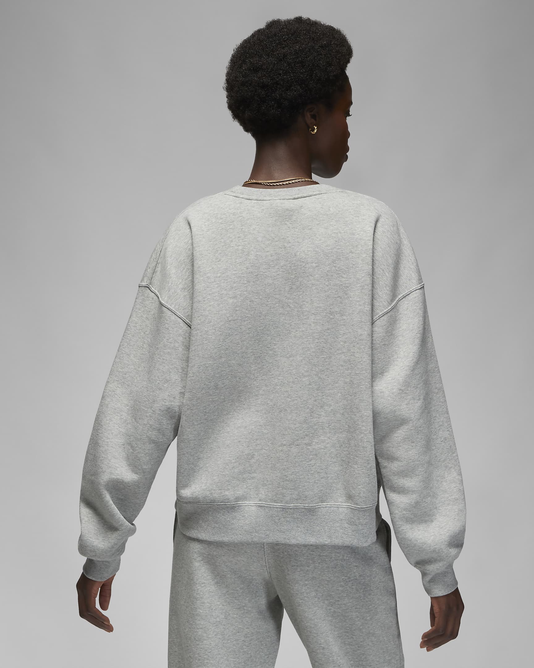 Jordan Brooklyn Women's Fleece CrewNeck Sweatshirt. Nike UK